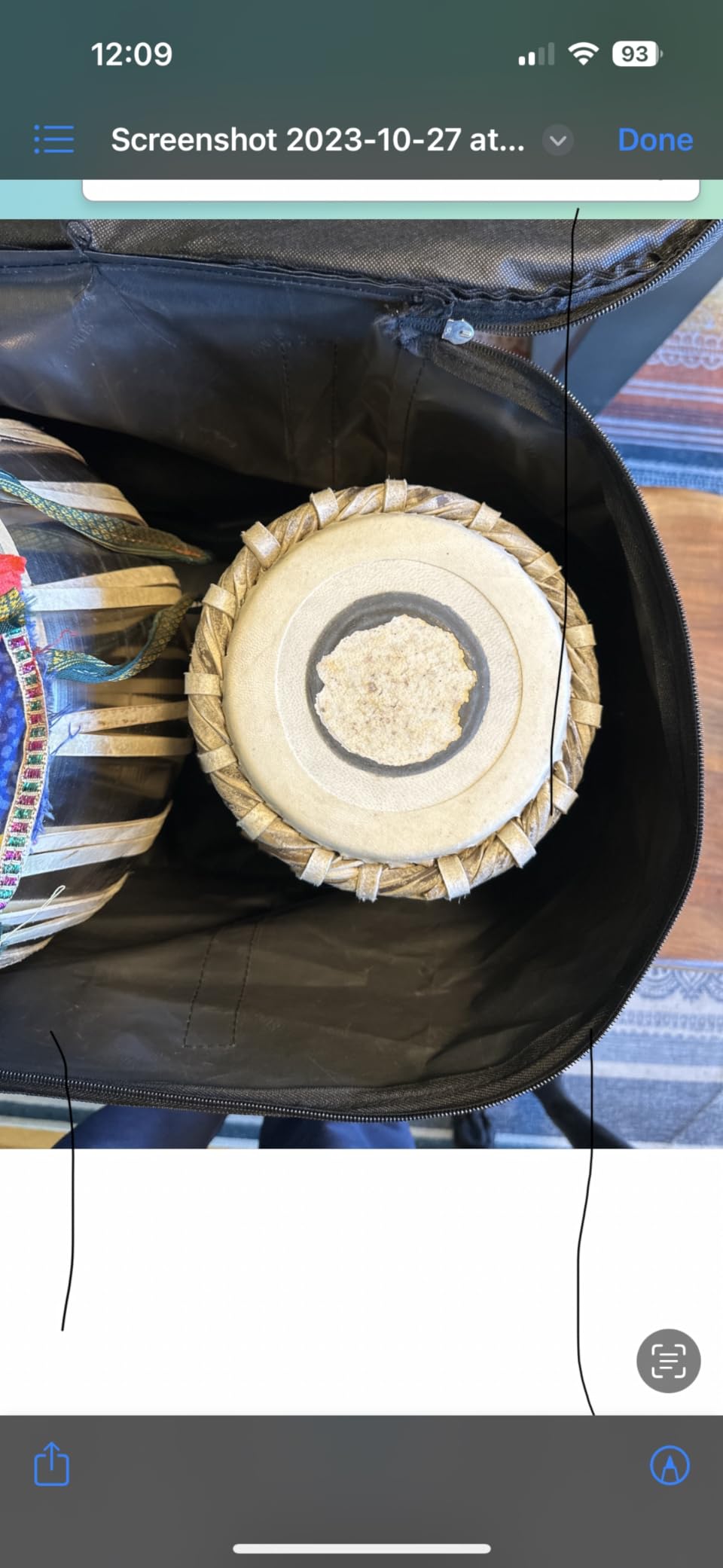 Handmade Professional Quality Tabla Drum Set, Steel Bayan, Sheesham Wood Dayan, Great Sound with Tuning Hammer, Cushions & Cover customer photo 1