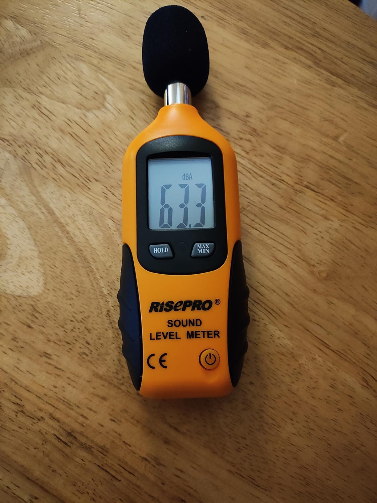Decibel Meter, RISEPRO Digital Sound Level Meter 30 - 130 dB Audio Noise Measure Device Backlight MAX/MIN, Data Hold Auto Power Off Dual Ranges HT-80A customer photo 1
