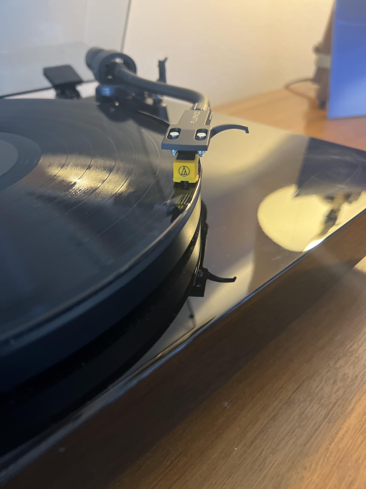 Fluance RT80 Classic High Fidelity Vinyl Turntable Record Player with Audio Technica AT91 Cartridge, Belt Drive, Built-in Preamp, Adjustable Counterweight, Solid Wood Plinth - Piano Black customer photo 2
