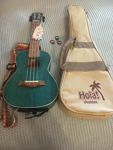Hola! Music 24 Inch Deluxe Concert Ukulele Bundle, Mahogany, Gig Bag customer photo 2