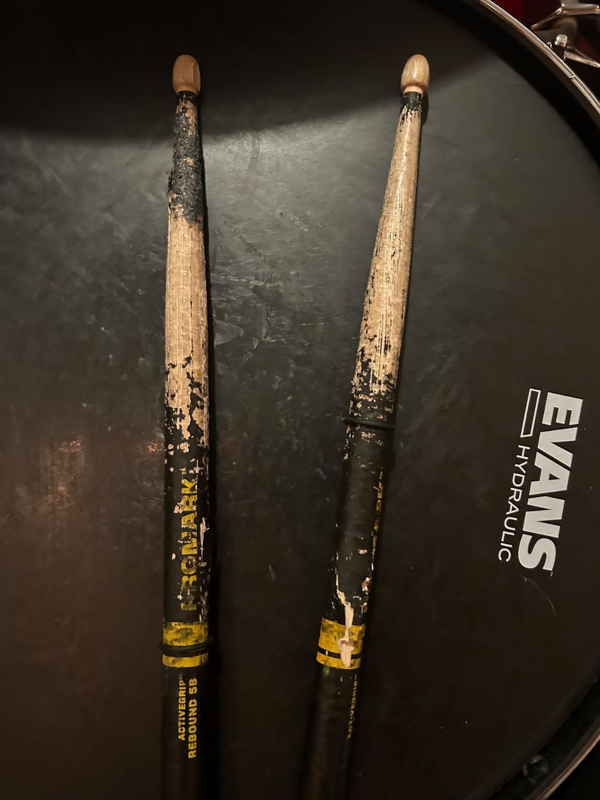 ProMark Forward 5A ActiveGrip Hickory Drumsticks, Acorn Tip, 1 Pair customer photo 1