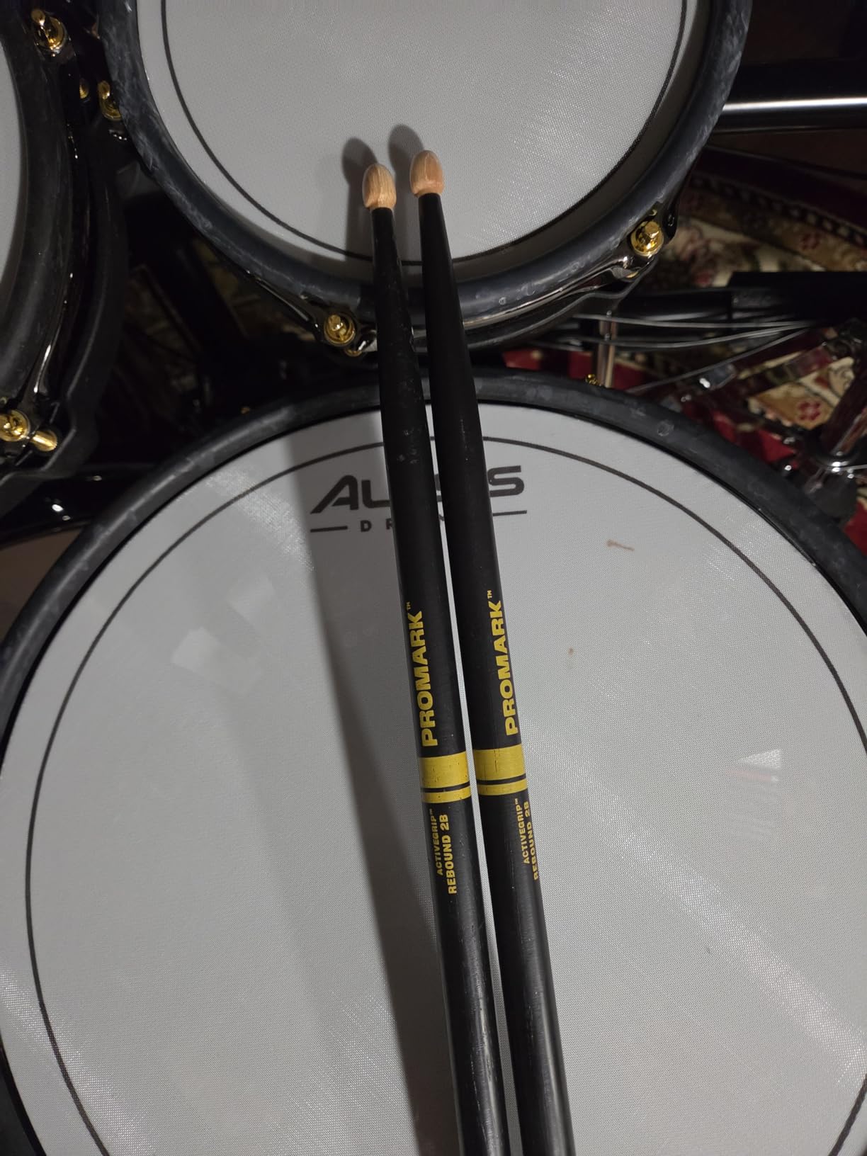 ProMark Forward 5A ActiveGrip Hickory Drumsticks, Acorn Tip, 1 Pair customer photo 2
