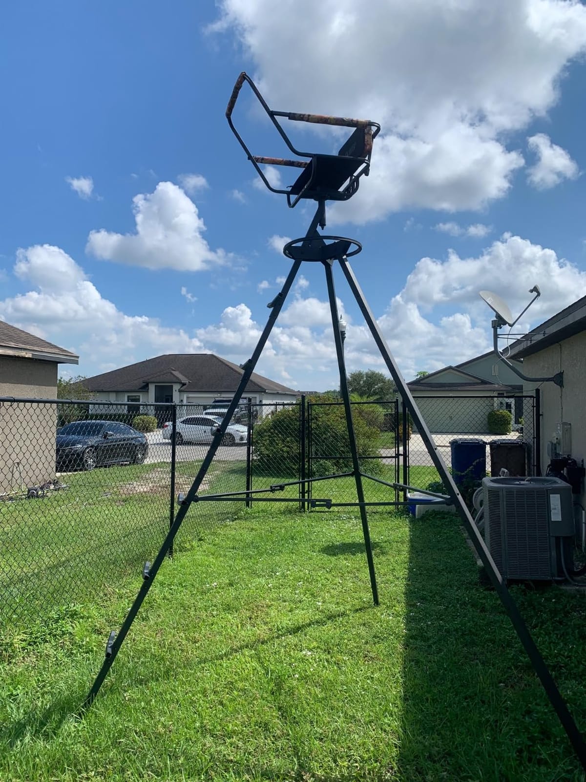 Guide Gear 12' Tripod Deer Stand Tower for Hunting Climbing Hunt Seat, Hunting Gear Equipment Accessories customer photo 1