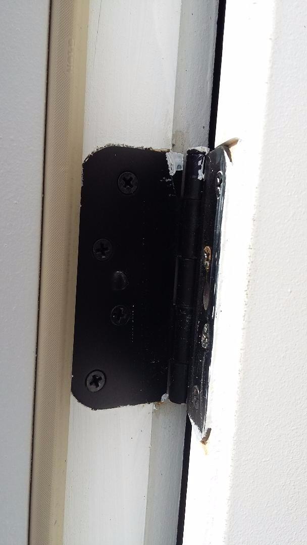 Door Armor MAX 5 Piece Door Reinforcement Kit, Anti Kick in Door Security | Door Jamb, Frame & Hinge Reinforcement, Heavy Duty Steel Door Protection, Made In USA, Powder Coated Alloy Steel (White) customer photo 1