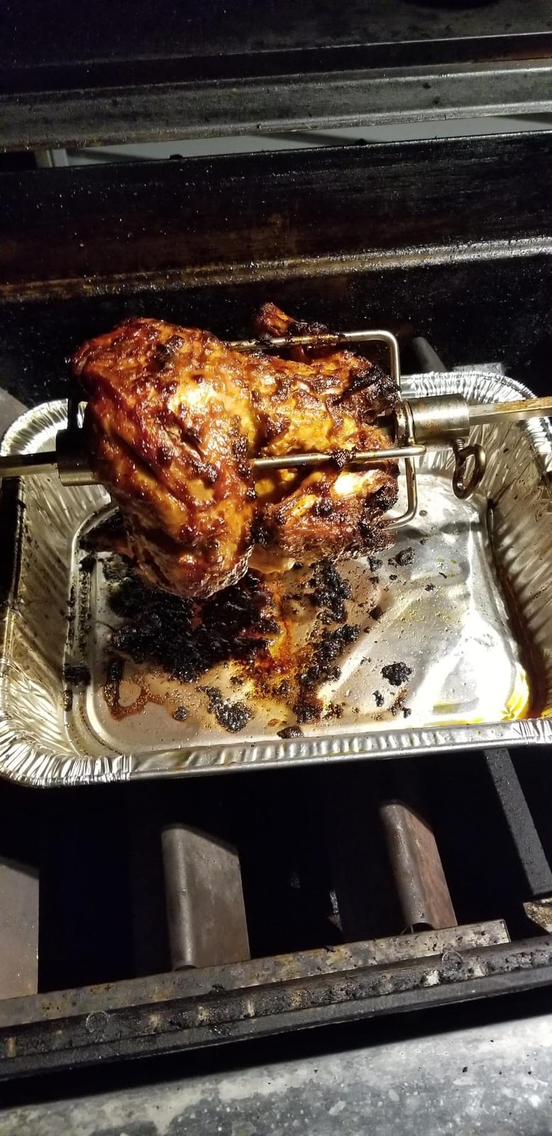 Weber Grill Rotisserie Kit for Genesis II 200/300 Series | Great for Slow Roasting Chicken, Ribs, or Turkey on your Weber Grill; Includes Spit, Forks, and Motor - Grill Accessories customer photo 2