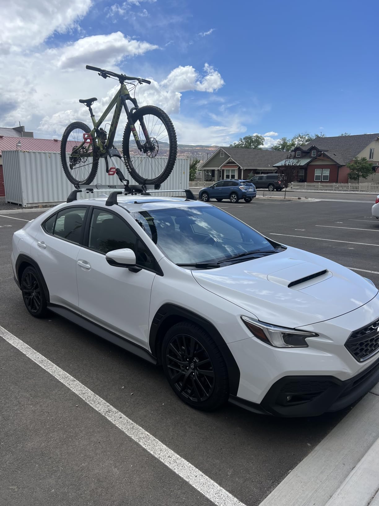 Subaru 2008-2026 Subaru Forester Outback Ascent Crosstrek STi Solterra WRX Crosstrek Impreza Roof Bike Rack OEM Thule customer photo 1