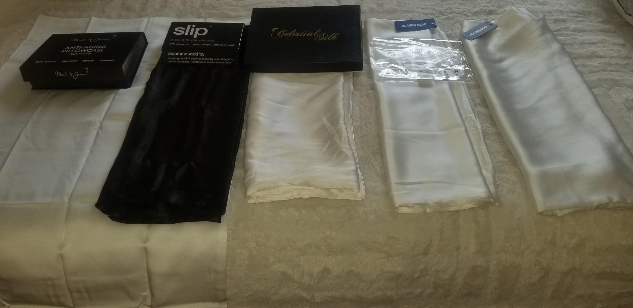 Slip Silk Queen Pillowcase, White | 100% Pure 22 Momme Mulberry Silk | Gentle on Hair & Skin | Anti-Aging, Anti-Bed Head, Anti-Sleep Crease | Queen Standard | Slipsilk Technology | All Hair Types customer photo 1
