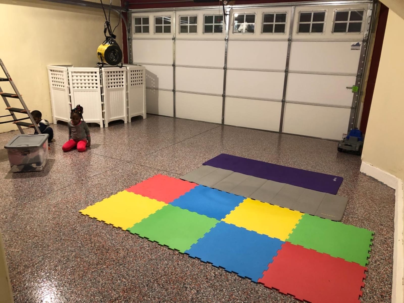 Colored Epoxies 10002 Clear Epoxy Resin Kit for Concrete, 3 Resin Gallon | Crystal-clear 100% solids customer photo 1