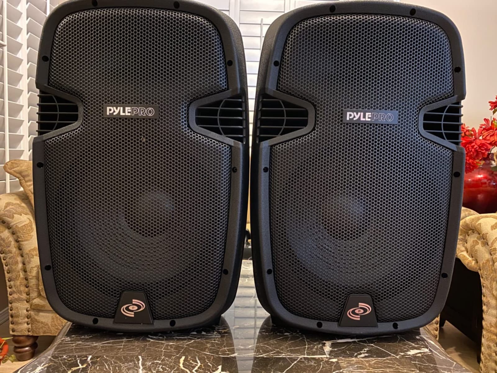 Pyle Active + Passive PA Systems - Dual 8inch 700 Watt Max Power Output Speaker with Microphone, Bluetooth Wireless Streaming, MP3/USB/SD/AUX Readers, Speaker Stands- Pyle PPHP849KT customer photo 2
