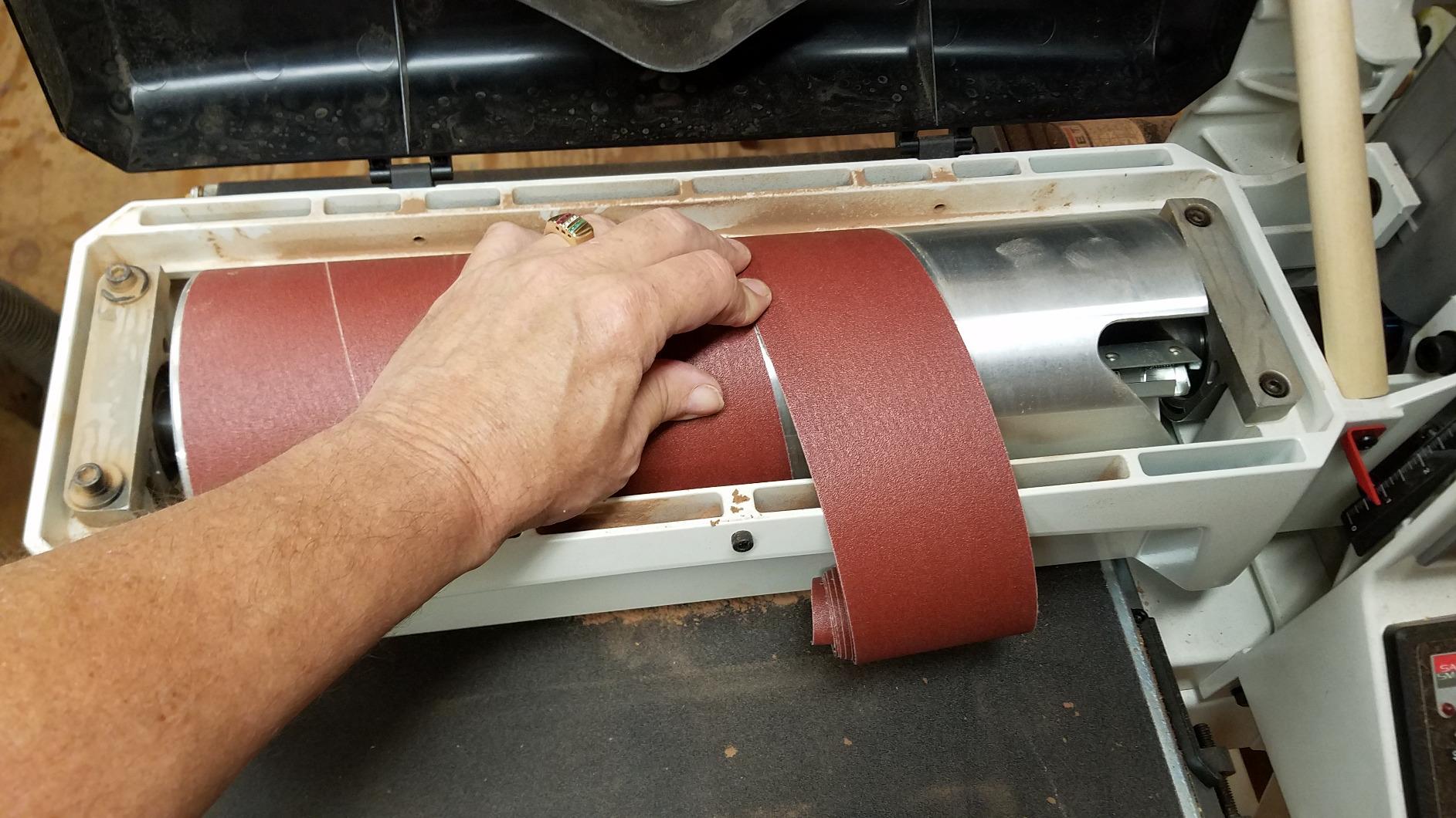 JET 16-Inch Drum Sander, Open Stand, 1-1/2 HP, 115V 1Ph (JWDS-1632) customer photo 1