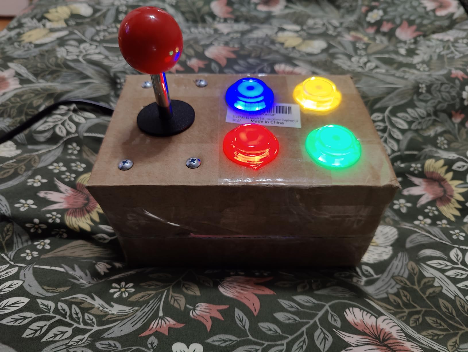 EG STARTS Arcade Buttons 1 Player DIY Kit Joystick 5V LED Arcade Button for Arcade Stick PC Games Mame Raspberry pi customer photo 2