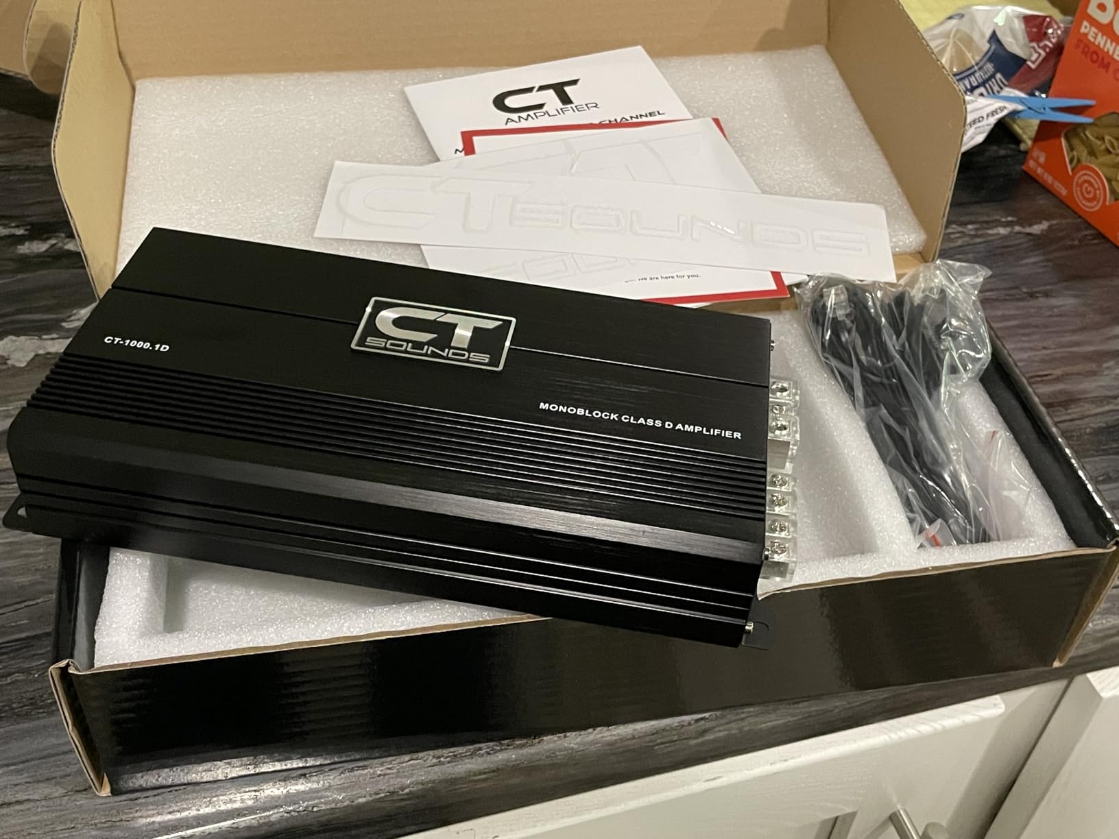 CT Sounds CT-1000.1D Compact Class D Car Audio Monoblock Amplifier, 1000 Watts RMS customer photo 1