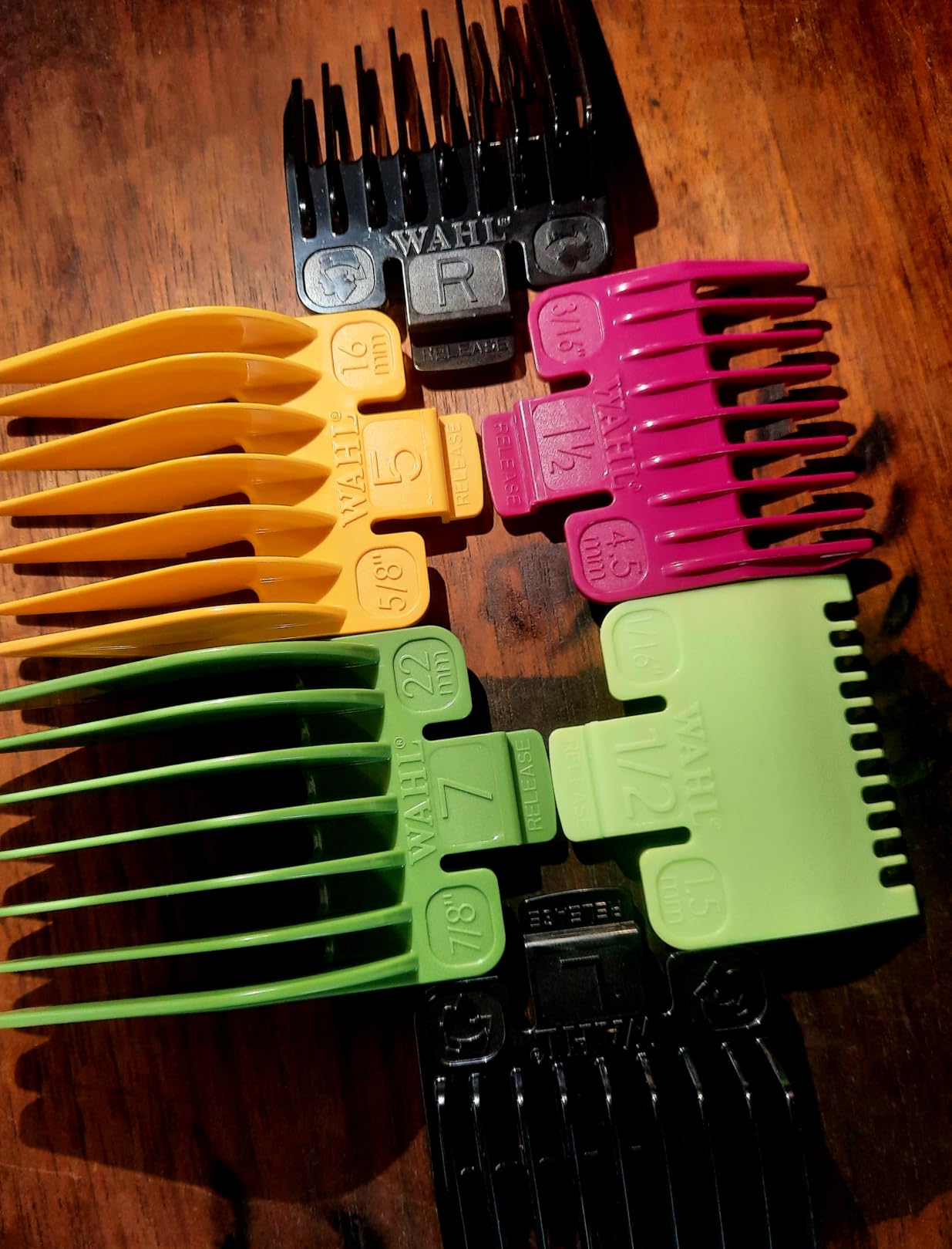 Wahl Color Pro Cordless Rechargeable Hair Clipper & Trimmer, Color Guards | Cordless At-Home Haircuts For Men, Women & Children With Easy Match Color Coded Guide Combs - Model 9649P customer photo 1
