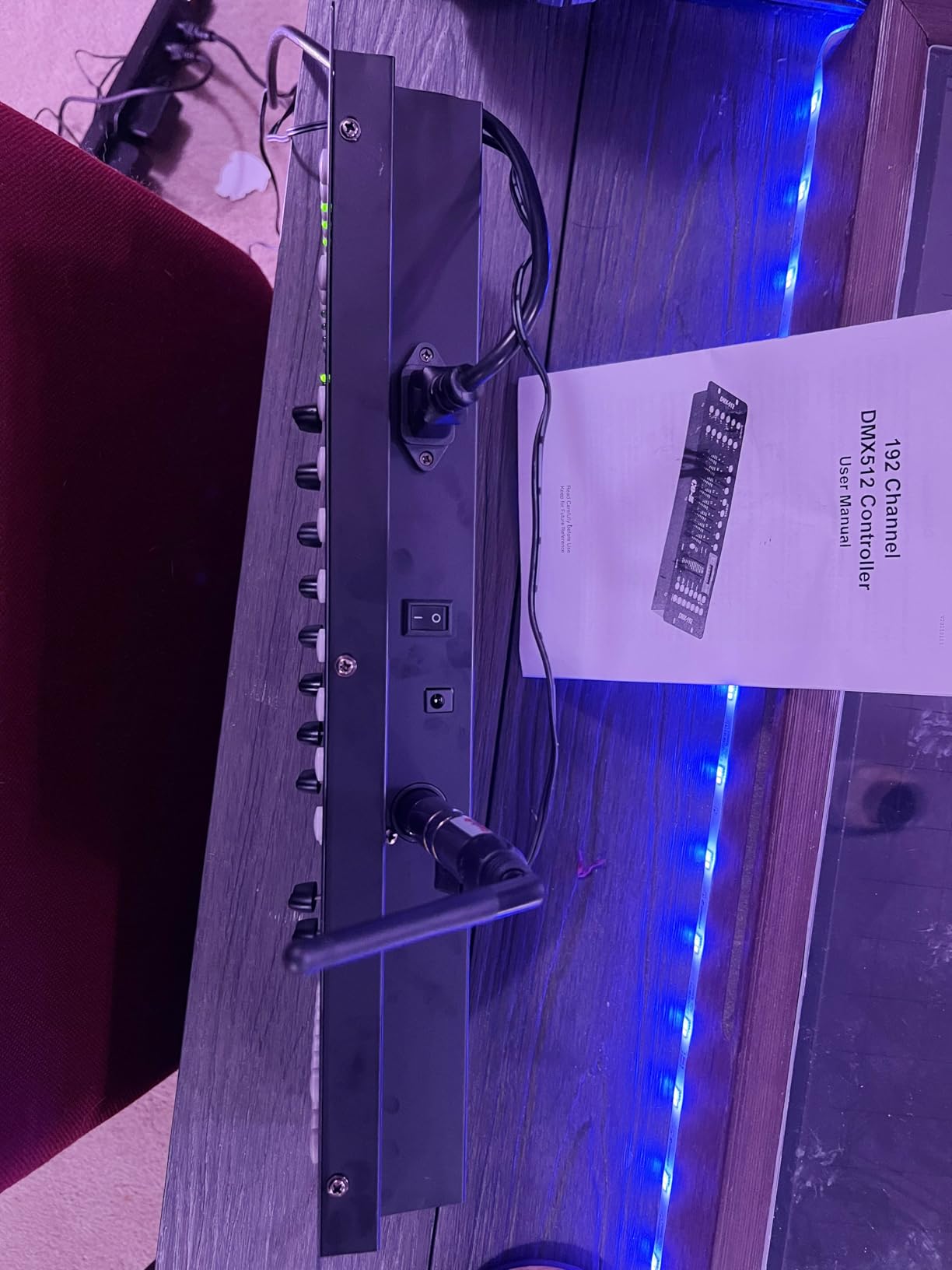 CO-Z 192 DMX 512 Stage DJ Light Controller Lighting Mixer Board Console for Light Shows, Party Disco Pub Night Club DJs KTV Bars and Moving Heads customer photo 1