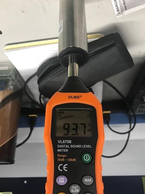 VLIKE LCD Digital Audio Decibel Meter Sound Level Meter Noise Level Meter Sound Monitor dB Meter Noise Measurement Measuring 30 dB to 130 dB A/C Mode (Batteries Not Include) customer photo 2