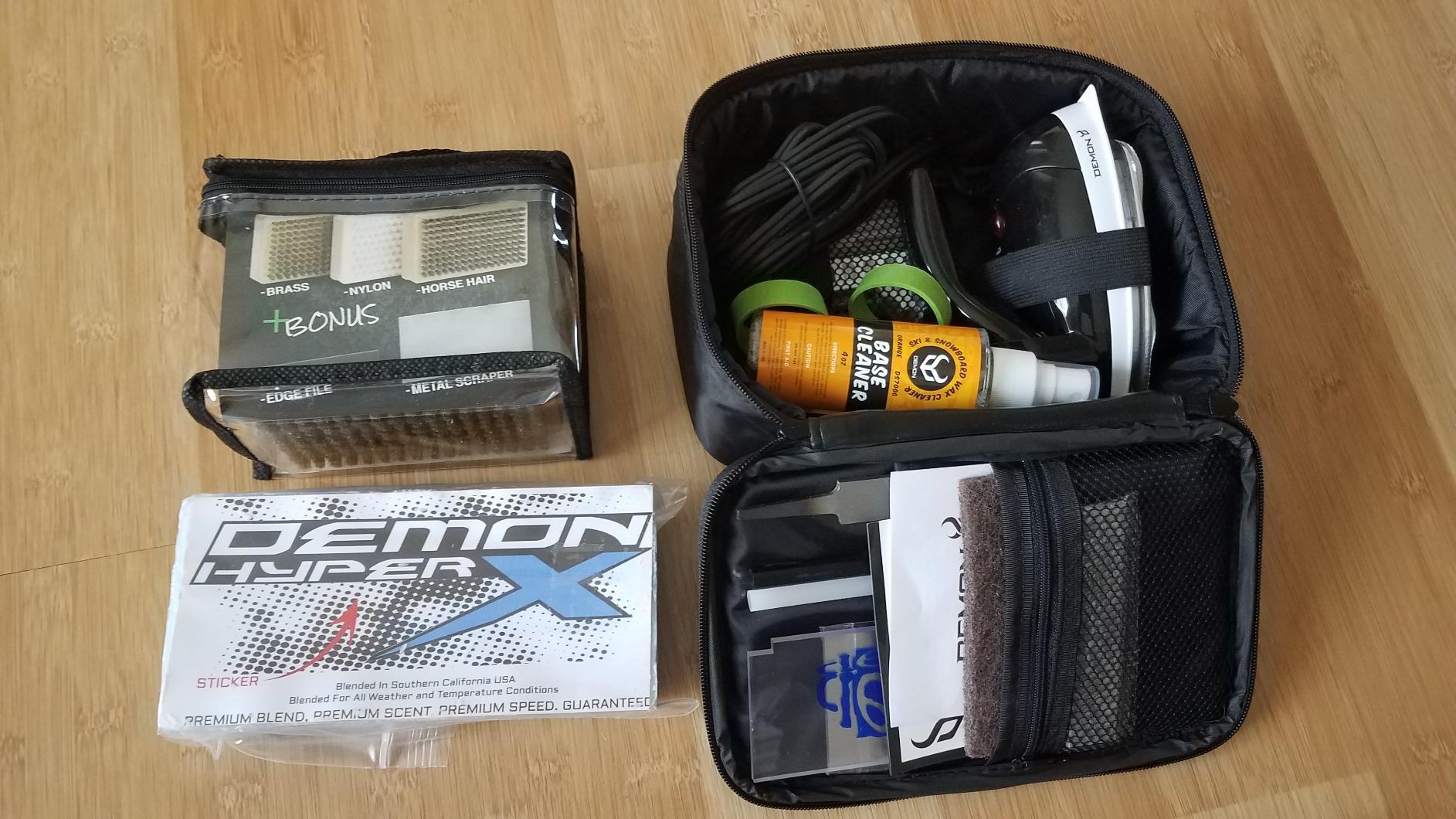 Demon Hyper Speed Ski & Snowboard Tune Kit with Iron, 1lb Wax Block & Base Cleaner customer photo 1