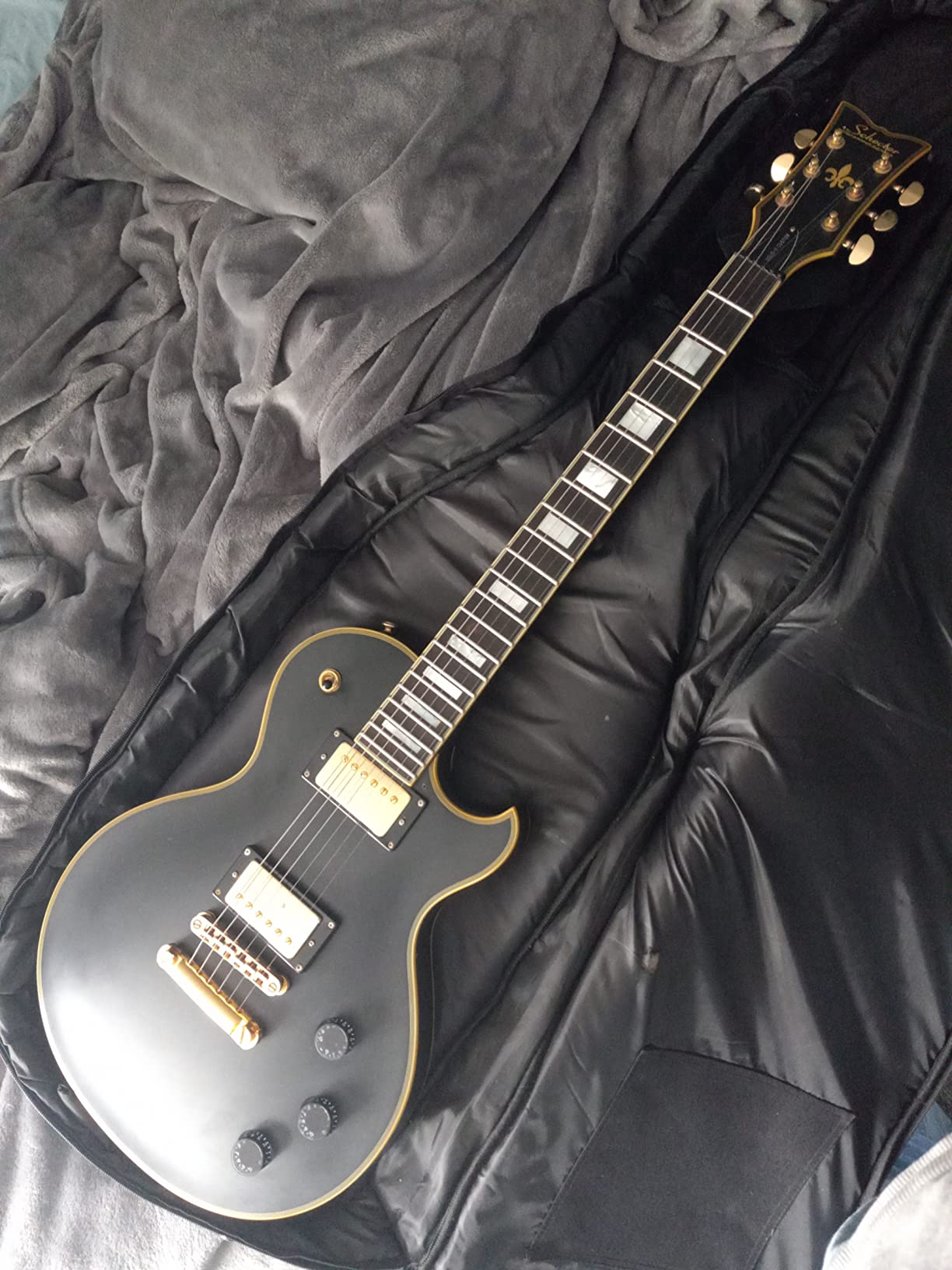 Schecter Solo-II Custom Electric Guitar - Aged Black Satin customer photo 2
