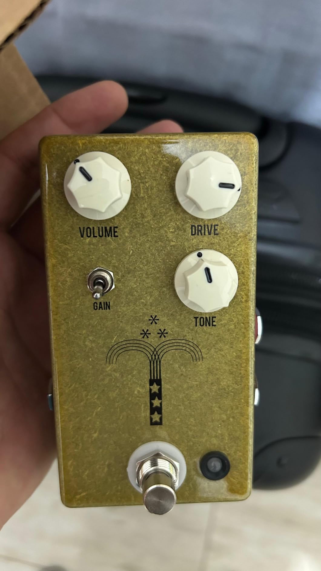 JHS Pedals Morning Glory V4 Overdrive Guitar Effects Pedal, Gold customer photo 2