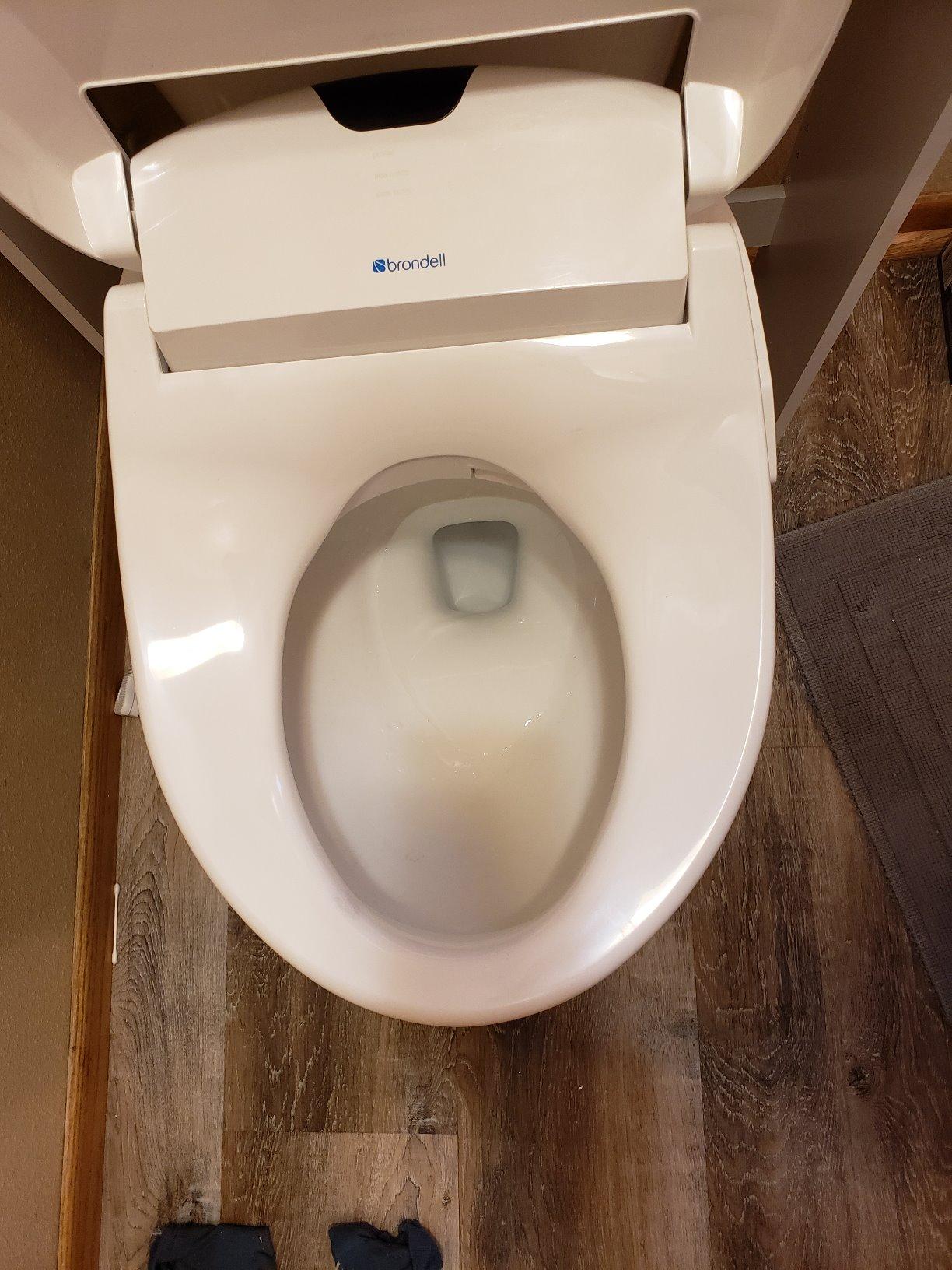 Brondell Bidet Toilet Seat S1400, Smart Toilet Seat, Dual Stainless-Steel, Self-Cleaning Nozzle With Clean Plus Technology, Endless Warm Water Bidet, Warm Air Dryer-Nightlight, Heated Seat, Elongated customer photo 1