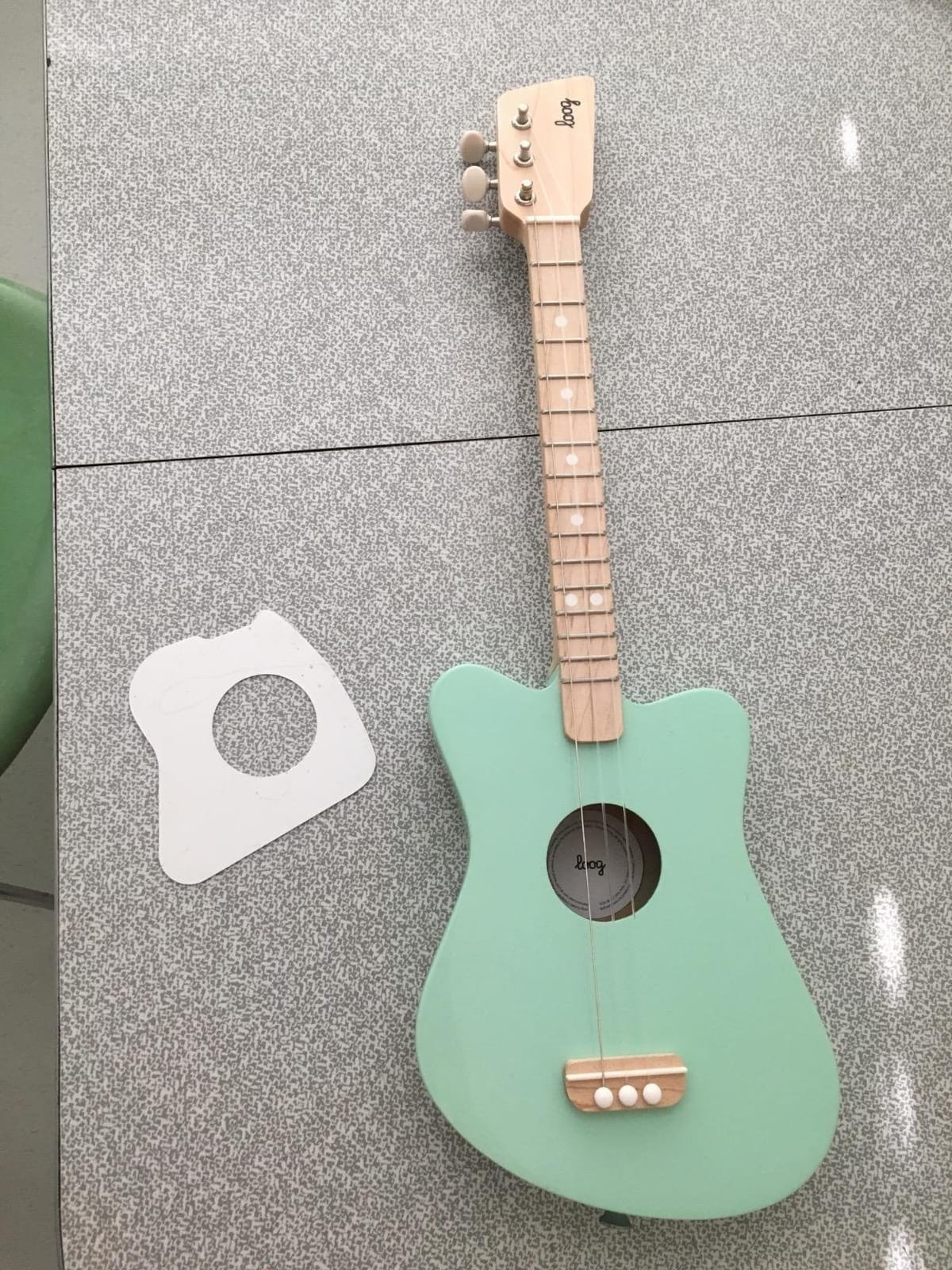 Loog Mini Acoustic kids Guitar for Beginners 3-strings Ages 3+ Learning app and lessons included customer photo 1