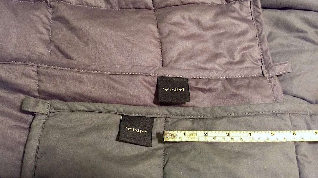 YnM 15lbs Weighted Blanket for Adults, Heavy Bed Throw Blanket with Cooling Glass Beads for All Season Use, Ideal for ~140lbs (48x72 Inches, Twin/Full, Dark Grey) customer photo 1