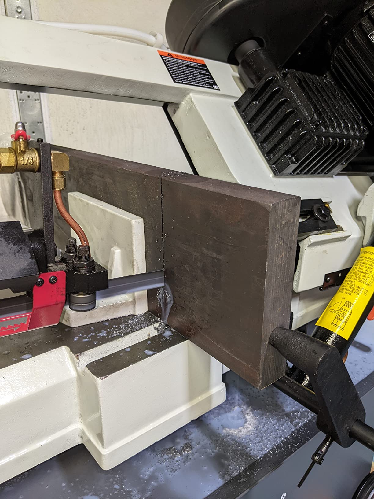 Metal Cutting Band Saw, 9 in Round KAKA INDUSTRIAL BS-912B customer photo 2