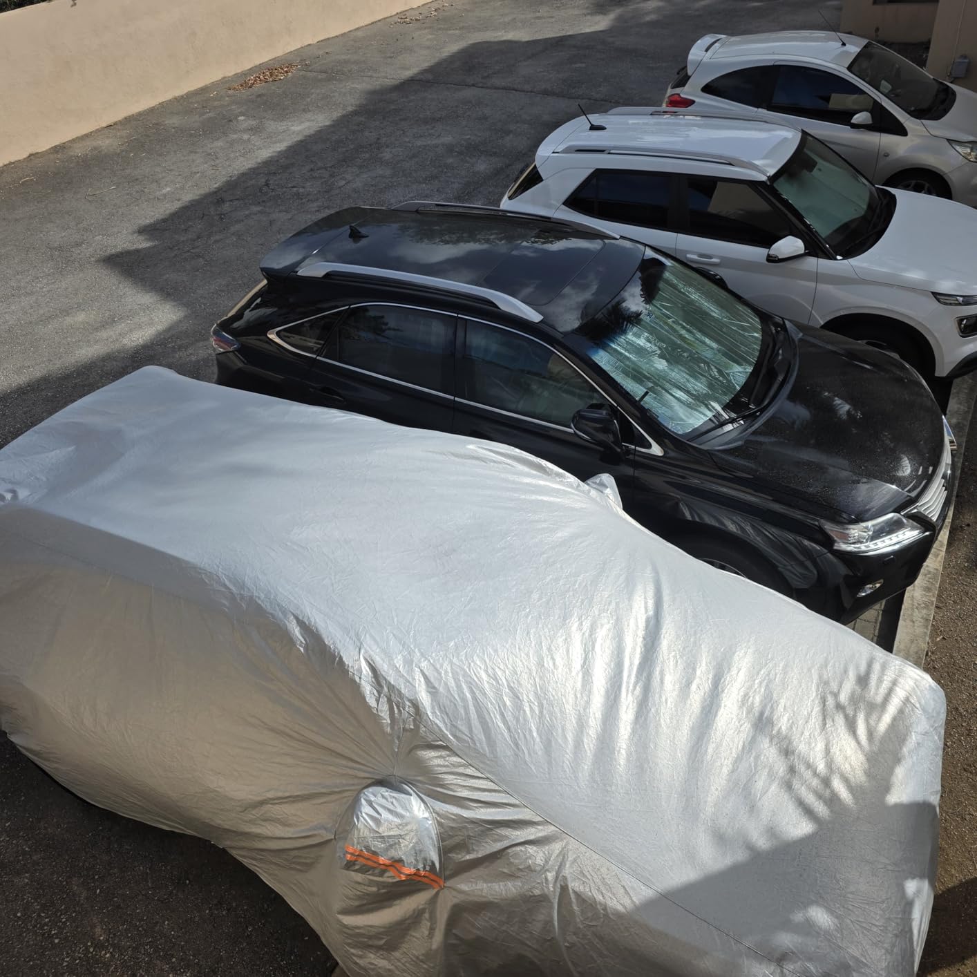 Kayme SUV Car Cover See Vehicle Size Chart for Accurate Fit, Size S4 | Waterproof All Weather Heavy Duty. MDX ZDX, X5 X6, Explorer, Pilot. Protects Against Sun, Rain, Snow, Dust. Soft Cotton customer photo 2