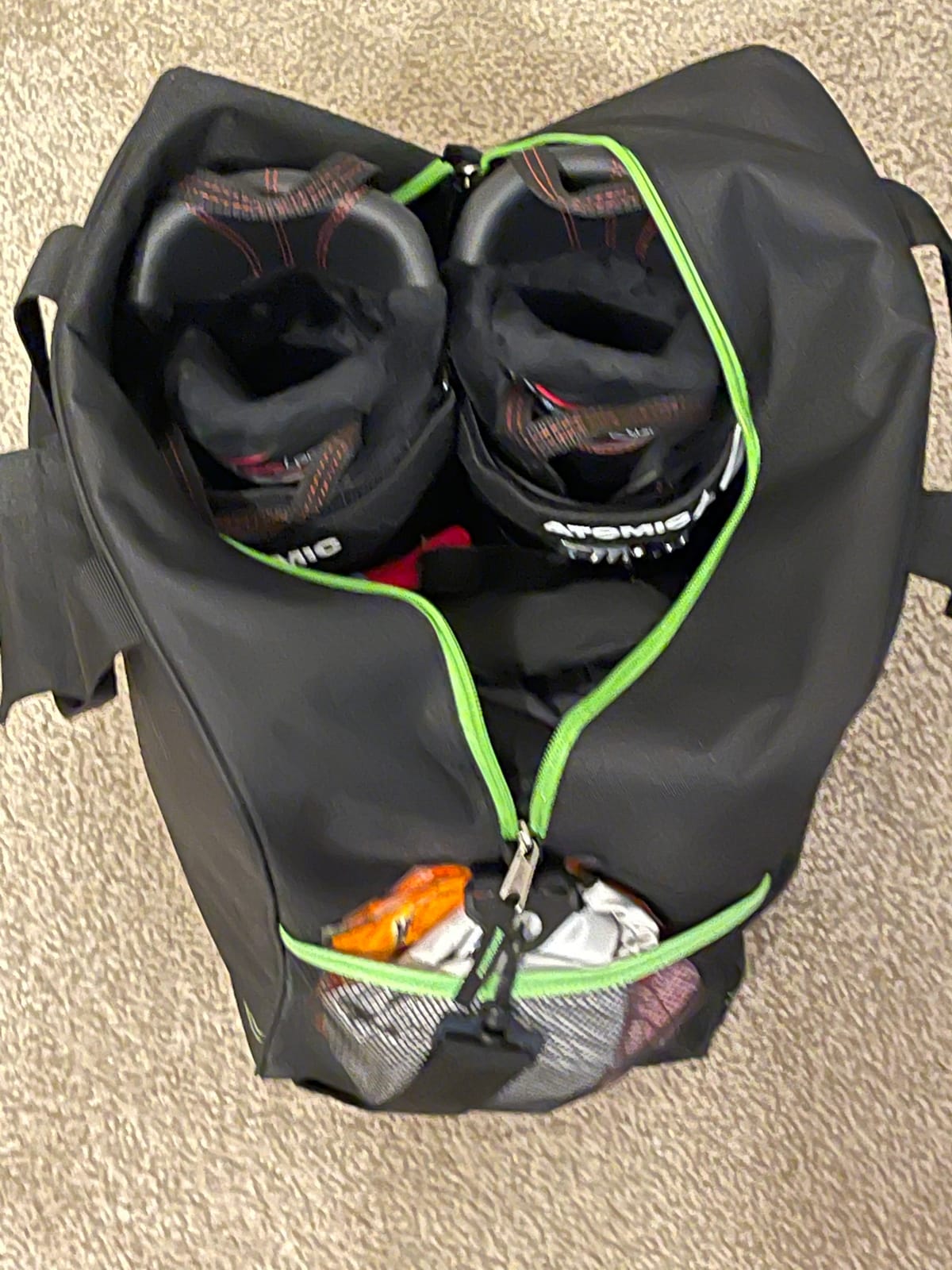 Athletico Ski & Boot Bag Combo | Store Skis Up to 200 CM & Boots Up To Size 13 | Includes 2 Padded Bags customer photo 1
