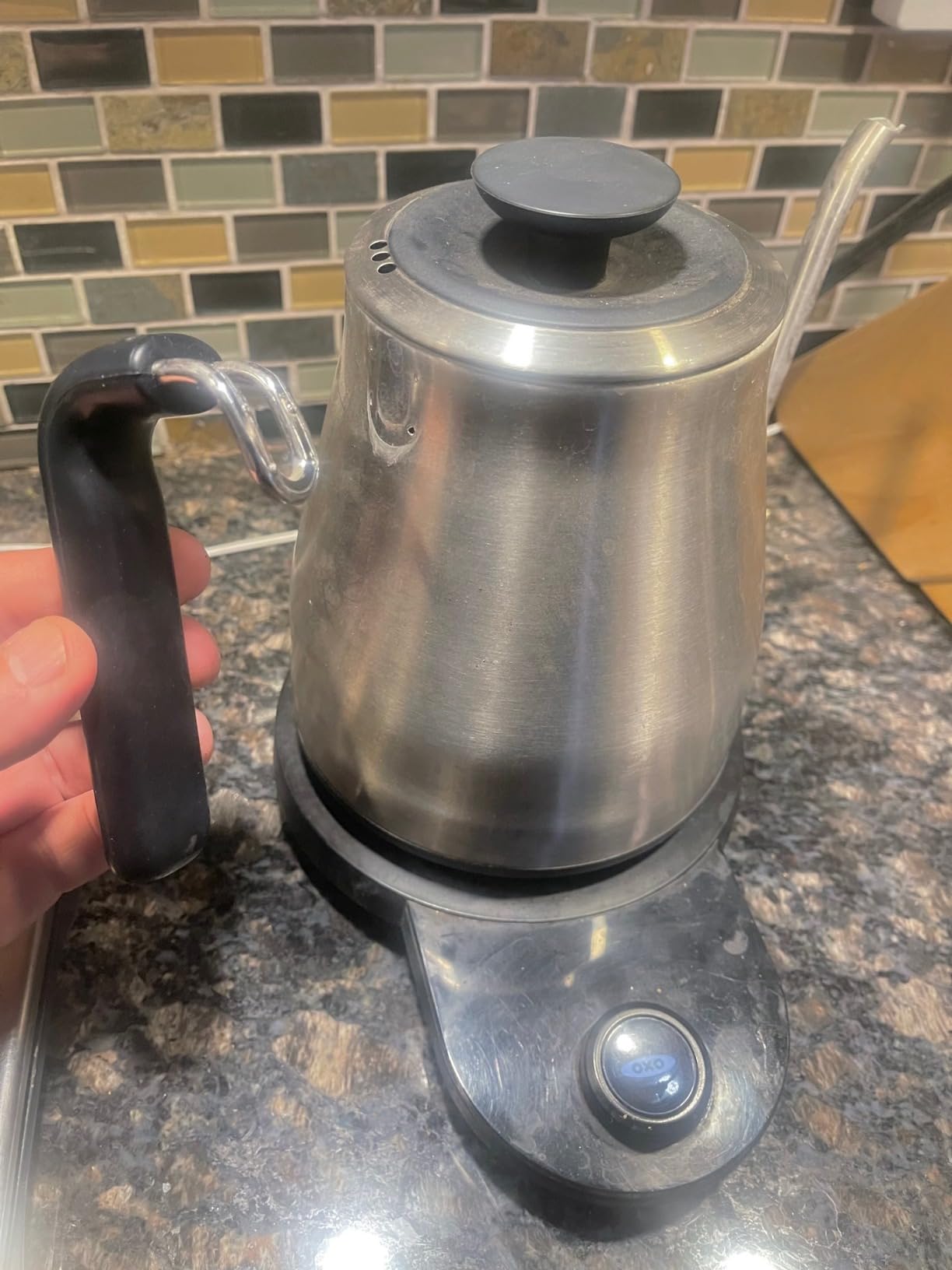 OXO Brew Pour Over Gooseneck Electric Kettle customer photo 1