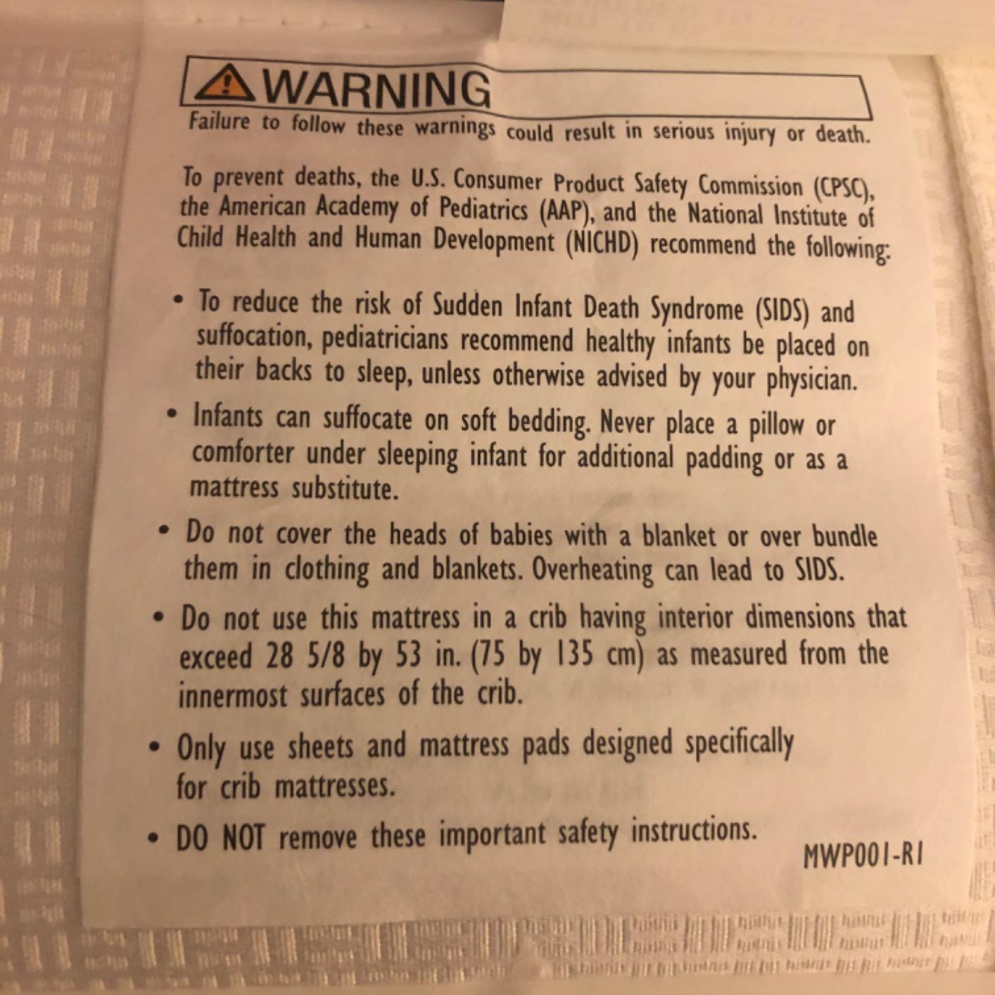 Sealy Baby Flex Cool 2 Stage Crib Mattress and Toddler Bed Mattress, Breathable Hybrid Coil Design, Waterproof Cotton Surface, GREENGUARD GOLD Certified, Standard 52x28 Size customer photo 2