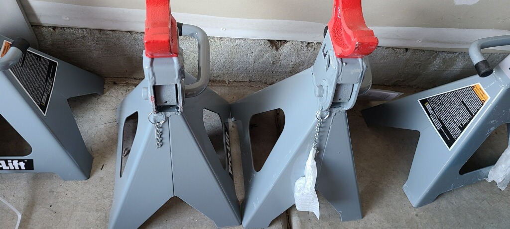 Pro-Lift Heavy Duty 6 Ton Jack Stands Pair - Double Locking Pins - Handle Lock and Mobility Pin for Auto Repair Shop with Extra Safety customer photo 2