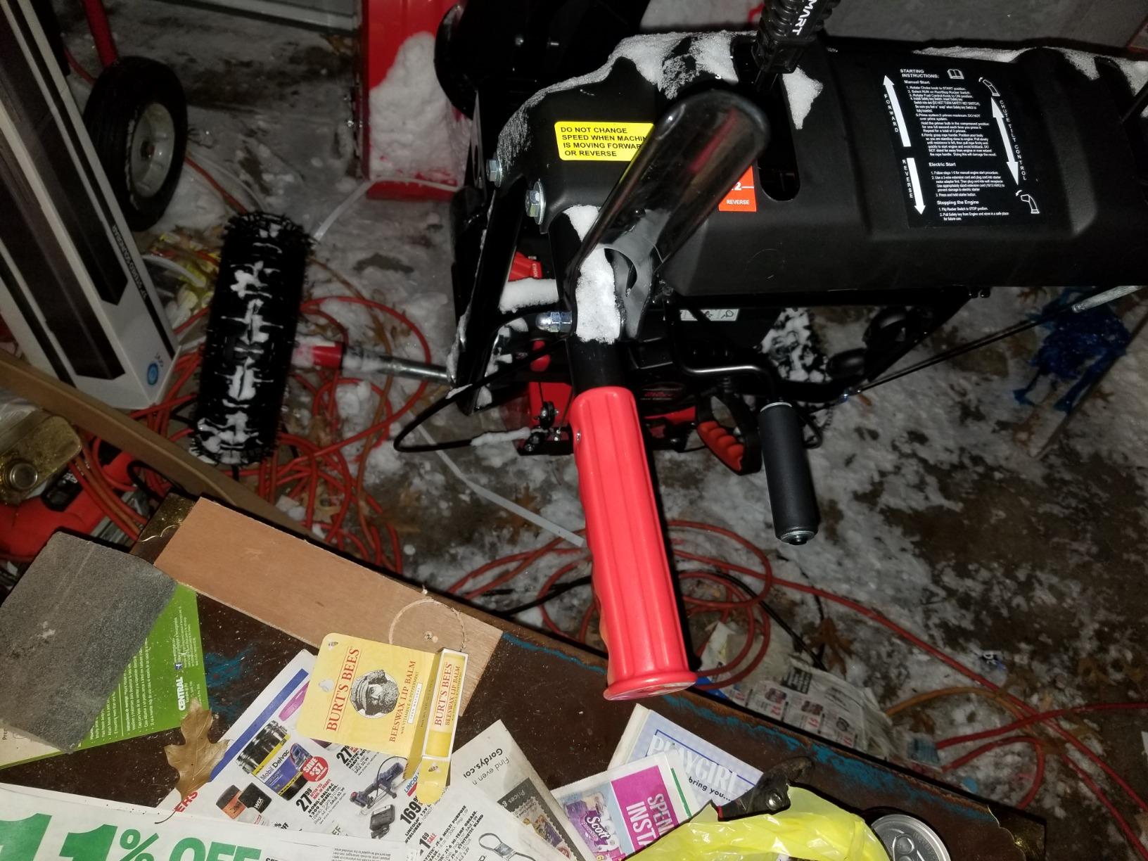 Self-Propelled 2-Stage Gas Snow Blower 24-inch 212cc Engine with Electric Start, Reinforced Steel Housing customer photo 2