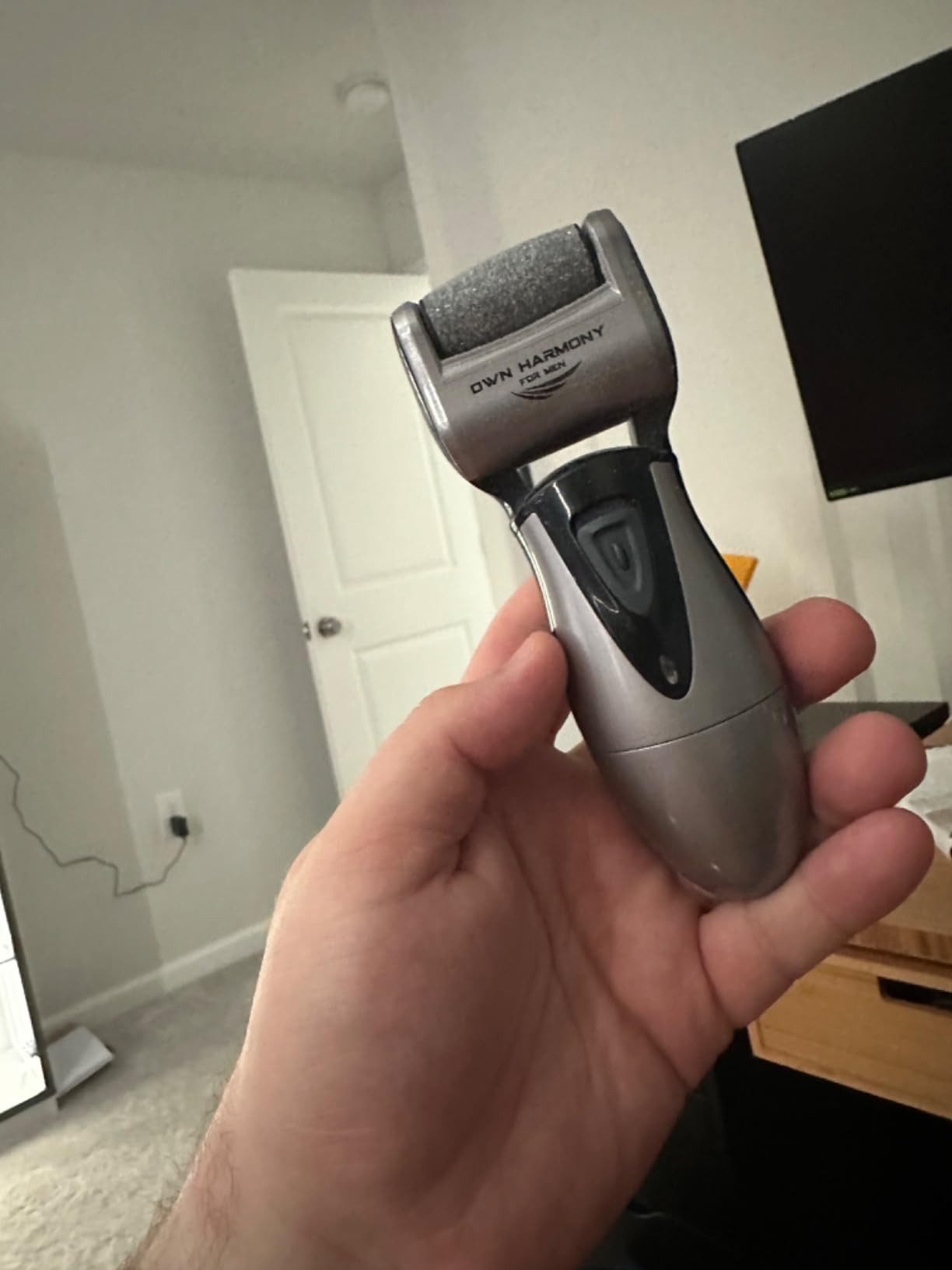 Own Harmony Electric Callus Remover - Rechargeable Foot File Pedicure Tool | Professional Foot Callus Grinder, Cordless, 3 Rollers, USB Cable, Water-Resistant, for Cracked Heels and Dry, Hard, Dead Skin customer photo 1