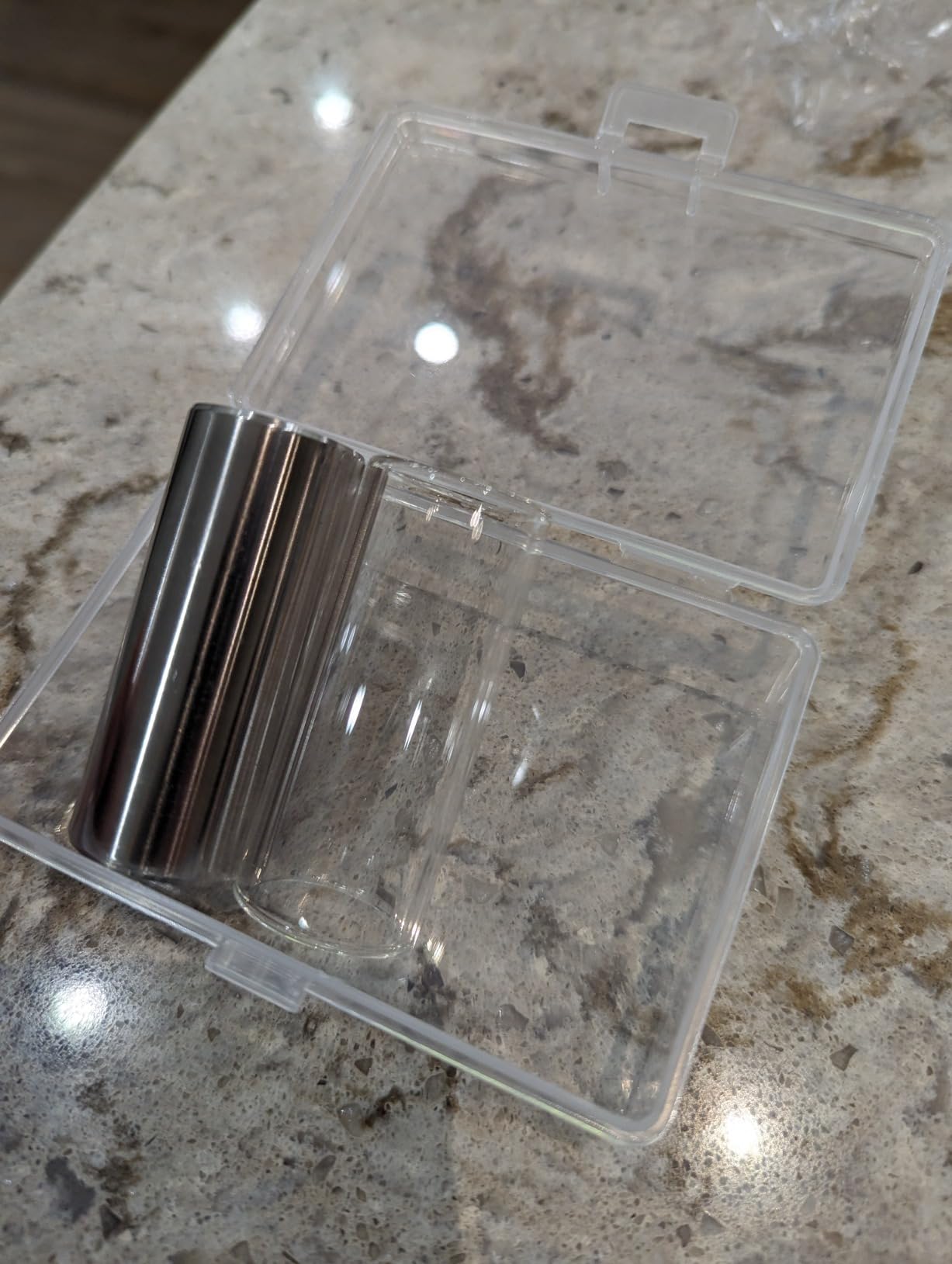 Pangda 2 Pieces Glass Slide and Stainless Steel Guitar Slide Set customer photo 1