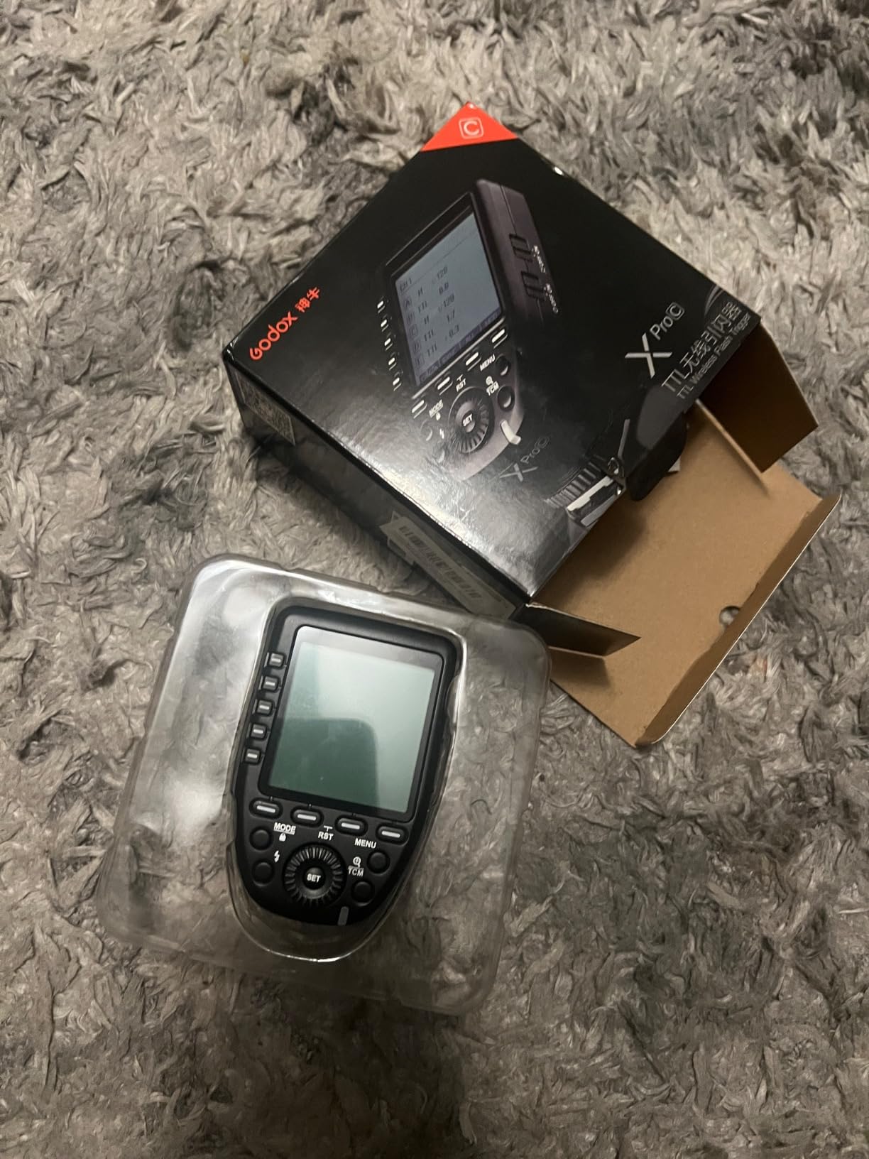 Godox Xpro-C TTL Wireless Flash Trigger for Canon, 1/8000s HSS, 2.4G X System, TCM Function, Large Slanted LCD Screen, 5 Dedicated Group Buttons customer photo 1