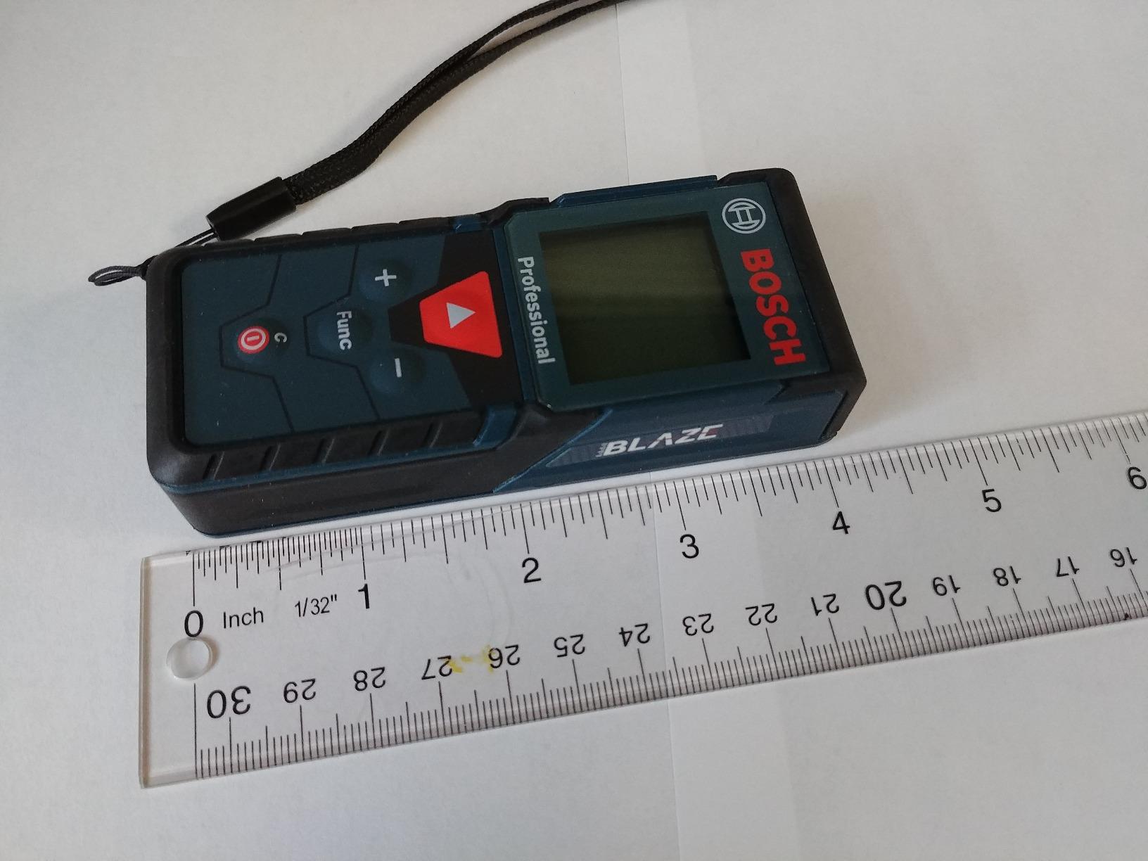 BOSCH GLM165-40 Blaze Pro 165 Ft. Laser Measure, Distance Measuring Laser | Real-time measurement, backlit color display, 1/16 in. accuracy, contractors, stable mounting, surveying, construction customer photo 2