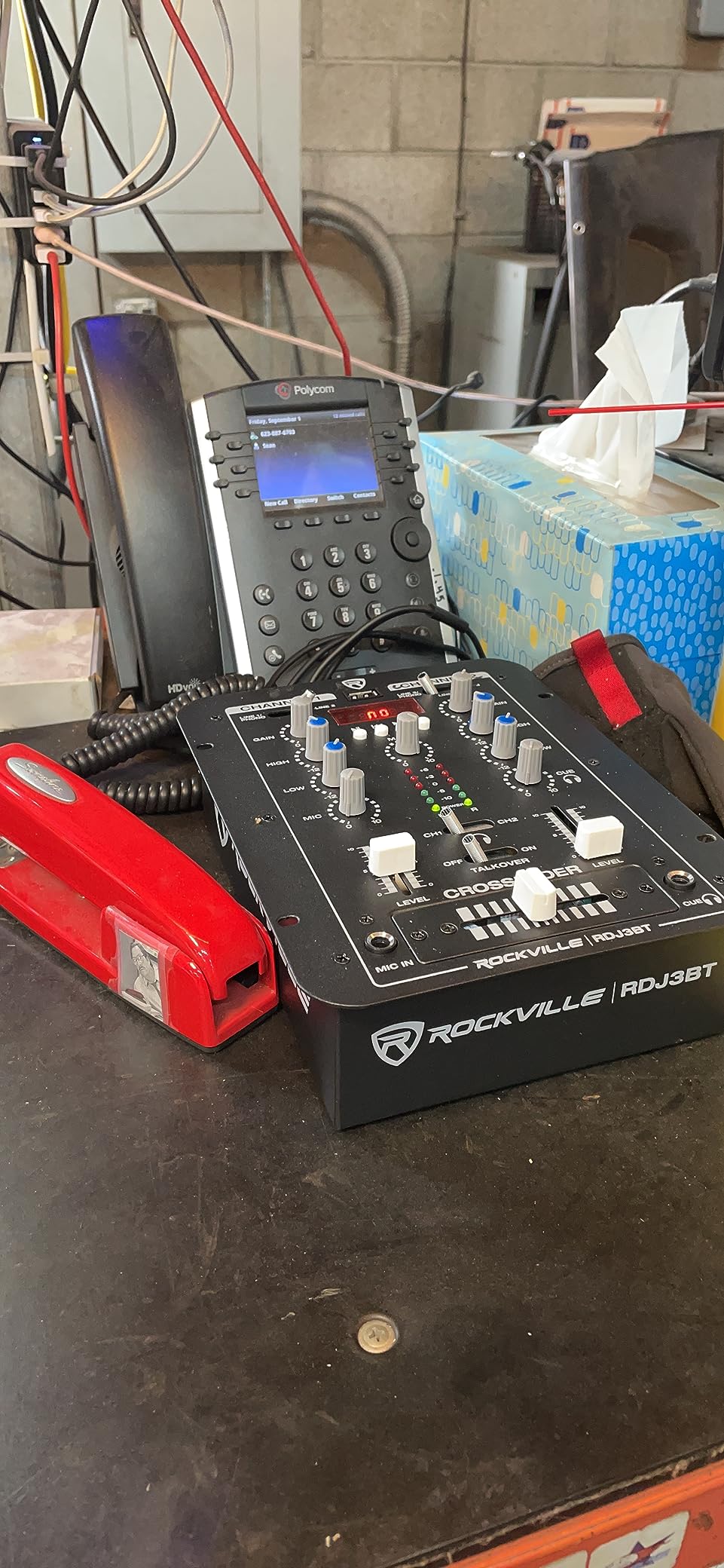 Rockville RDJ3BT 2 Channel DJ Mixer with USB, Bluetooth, Talkover, 4 Line Inputs customer photo 2
