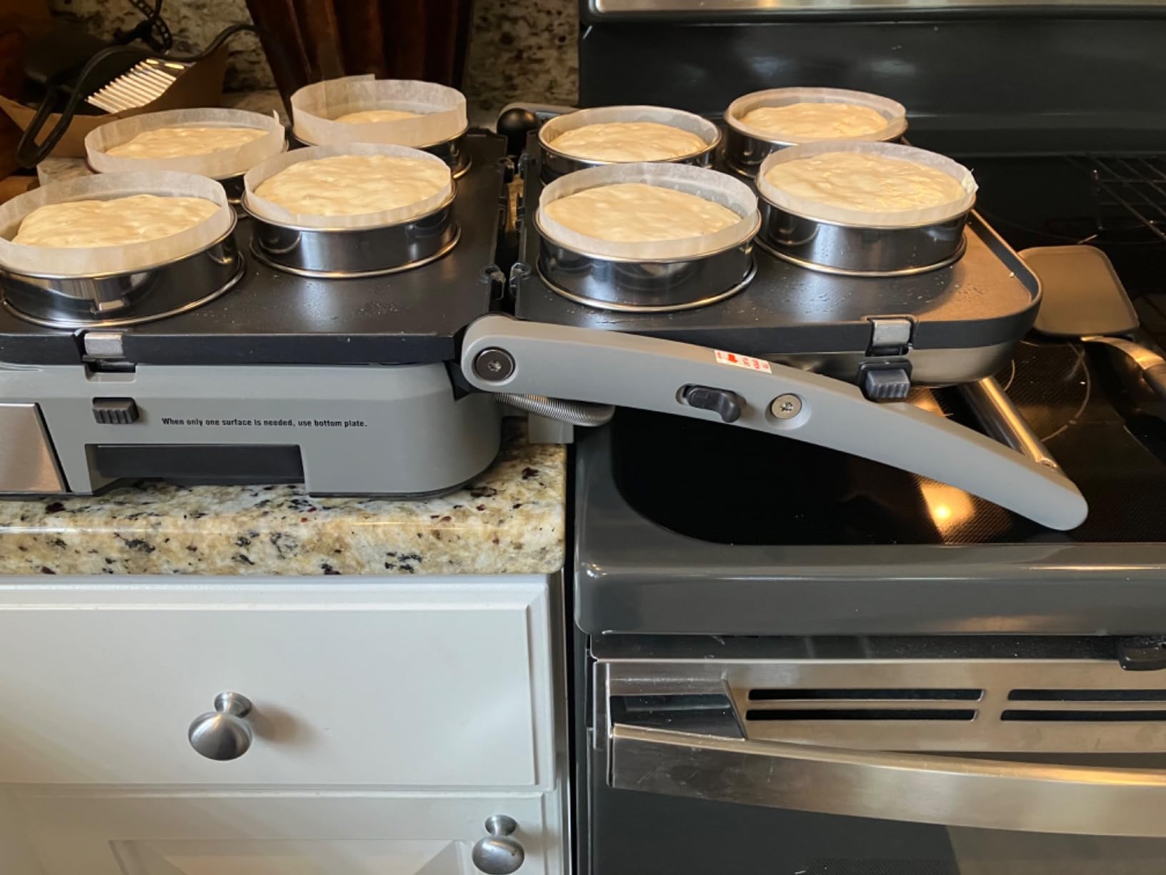 Cuisinart Electric Griddler FIVE Countertop Grill, Enjoy 5-in-1 Functions Including Panini Press, LCD Display, Wide Temperature Range, and Sear Function, Nonstick Plates, GR-5NAS, Stainless Steel customer photo 2