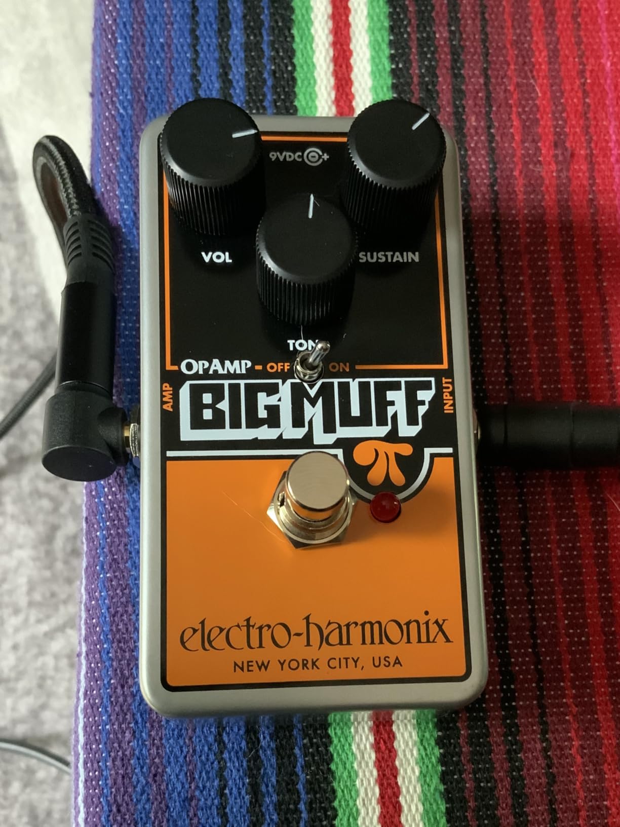 Electro-Harmonix Op Amp Big Muff Pi Fuzz Pedal | Faithful re-creation of the original late-70s Op-Amp Big Muff Pi! customer photo 2