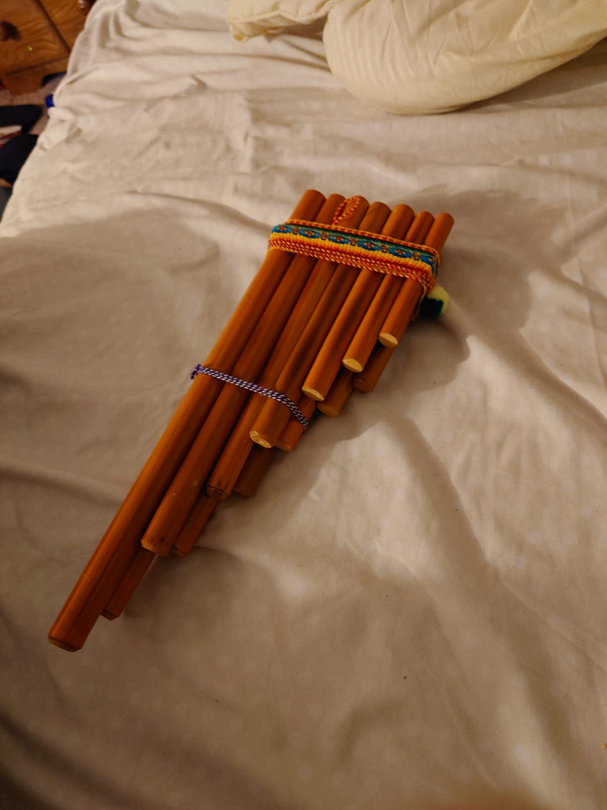 Spirit of Nature - Flute Instrument Pan Flute, Native Instruments Musical Instruments for Adults | Bamboo Flute Wooden Flute, Flauta de Pan Flautas Musicales, 2 Sizes - Small customer photo 1