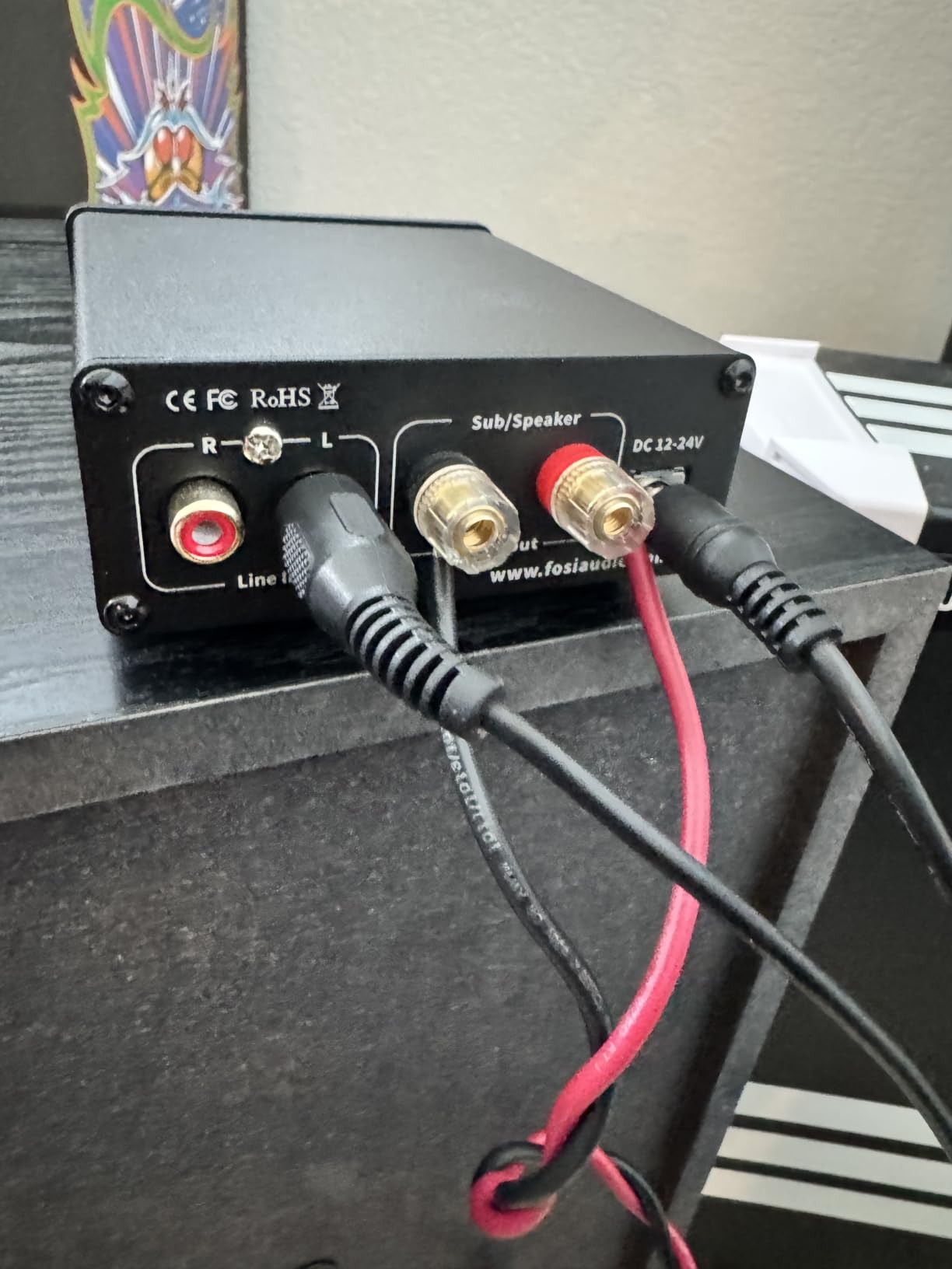 Fosi Audio M04 Subwoofer Amplifier for Home Theater Mono Channel Digital Class D Integrated Power Amp for Passive Speakers Subwoofer customer photo 1