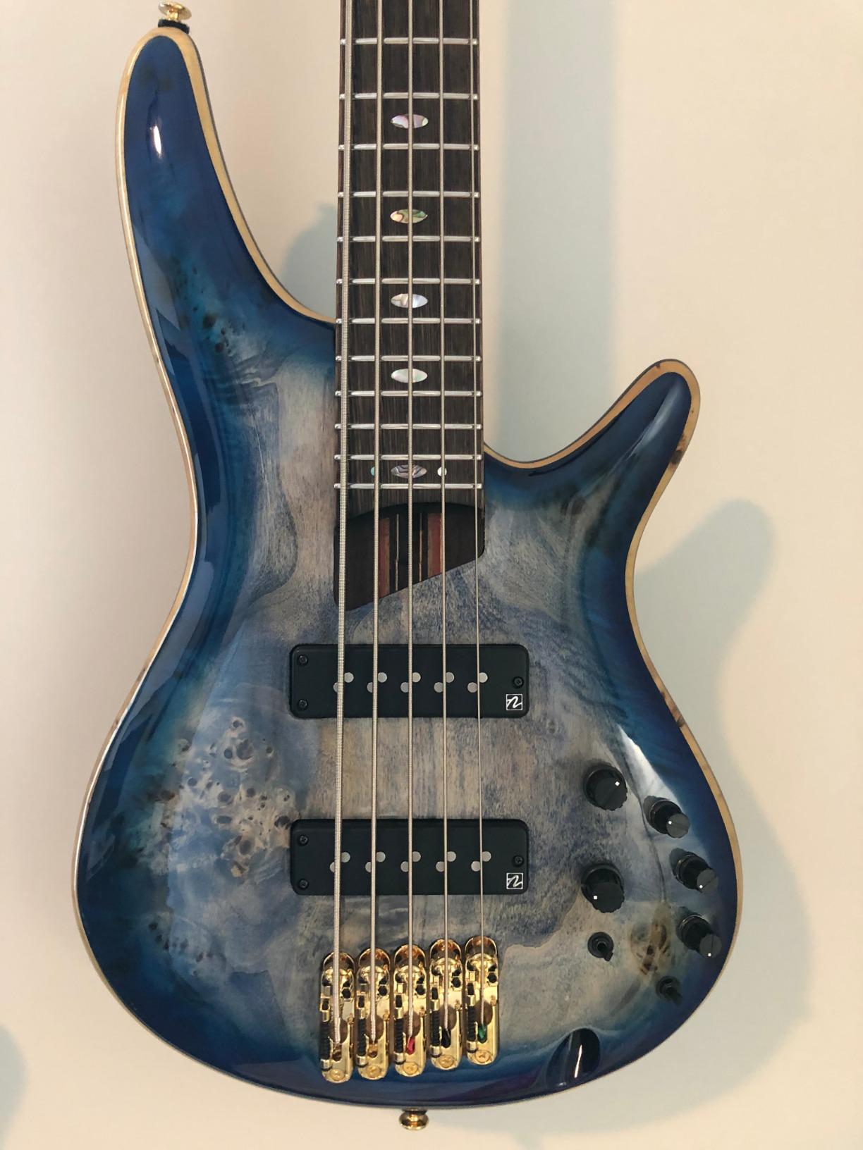 Ibanez Premium SR2605 Bass Guitar - Cerulean Blue Burst customer photo 2