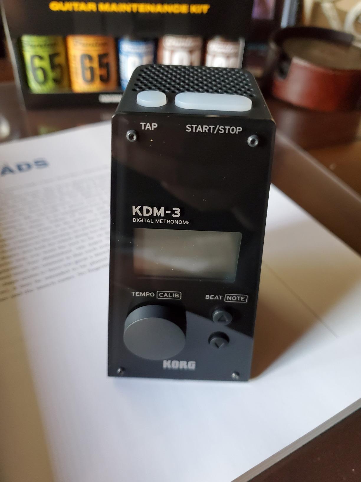 Korg KDM-3 Digital Metronome w/ Memory Backup - Black customer photo 2
