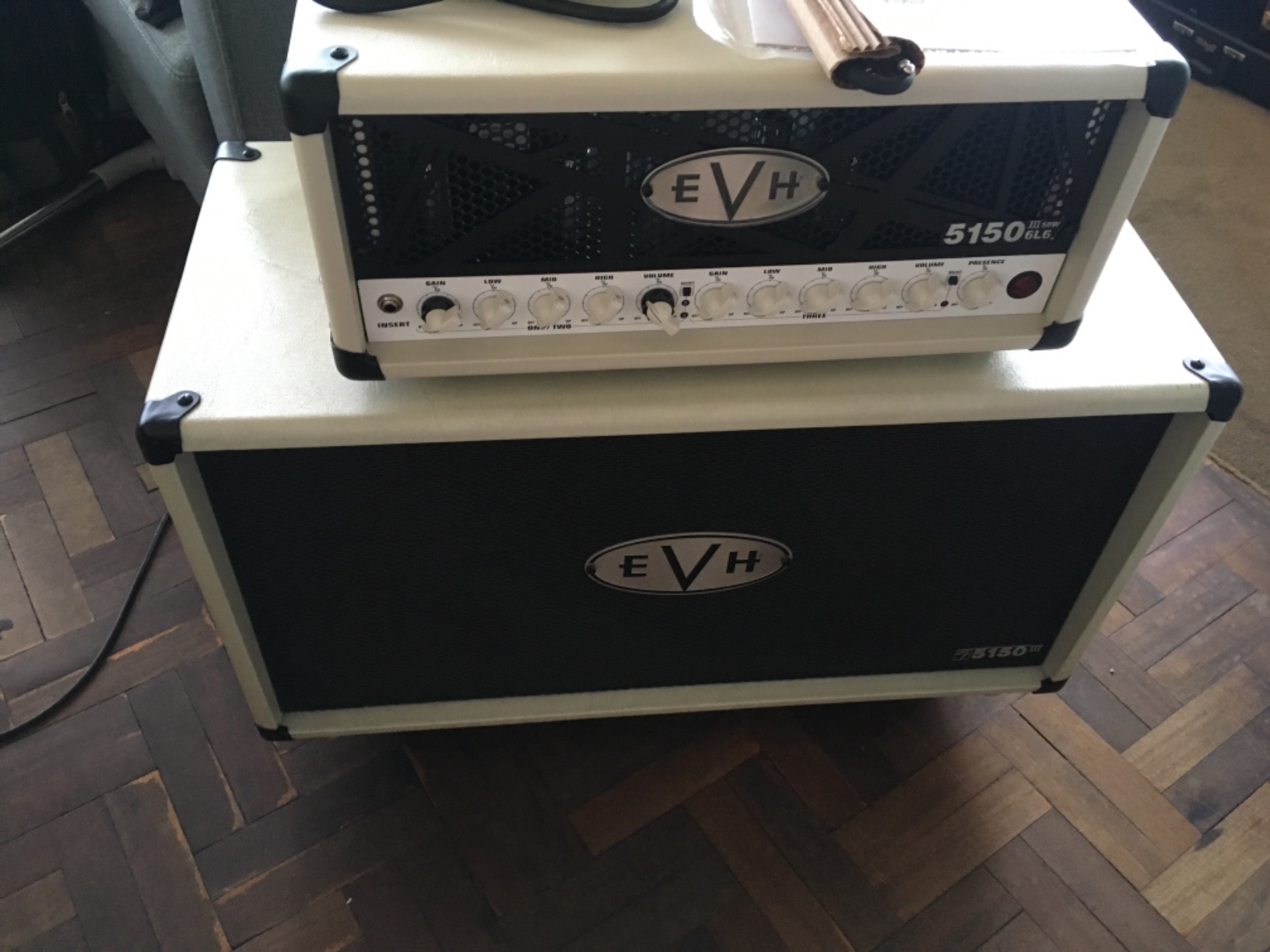 EVH 5150 III 50-Watt Tube Head - Ivory customer photo 1