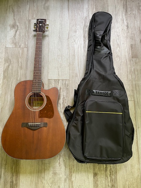 CAHAYA 41 In Acoustic Guitar Bag 0.35 In Thick Padding Water Resistent Soft Guitar Case Dual Adjustable Shoulder Strap Gig Bag with Back Hanger Loop, Black CY0152 customer photo 1