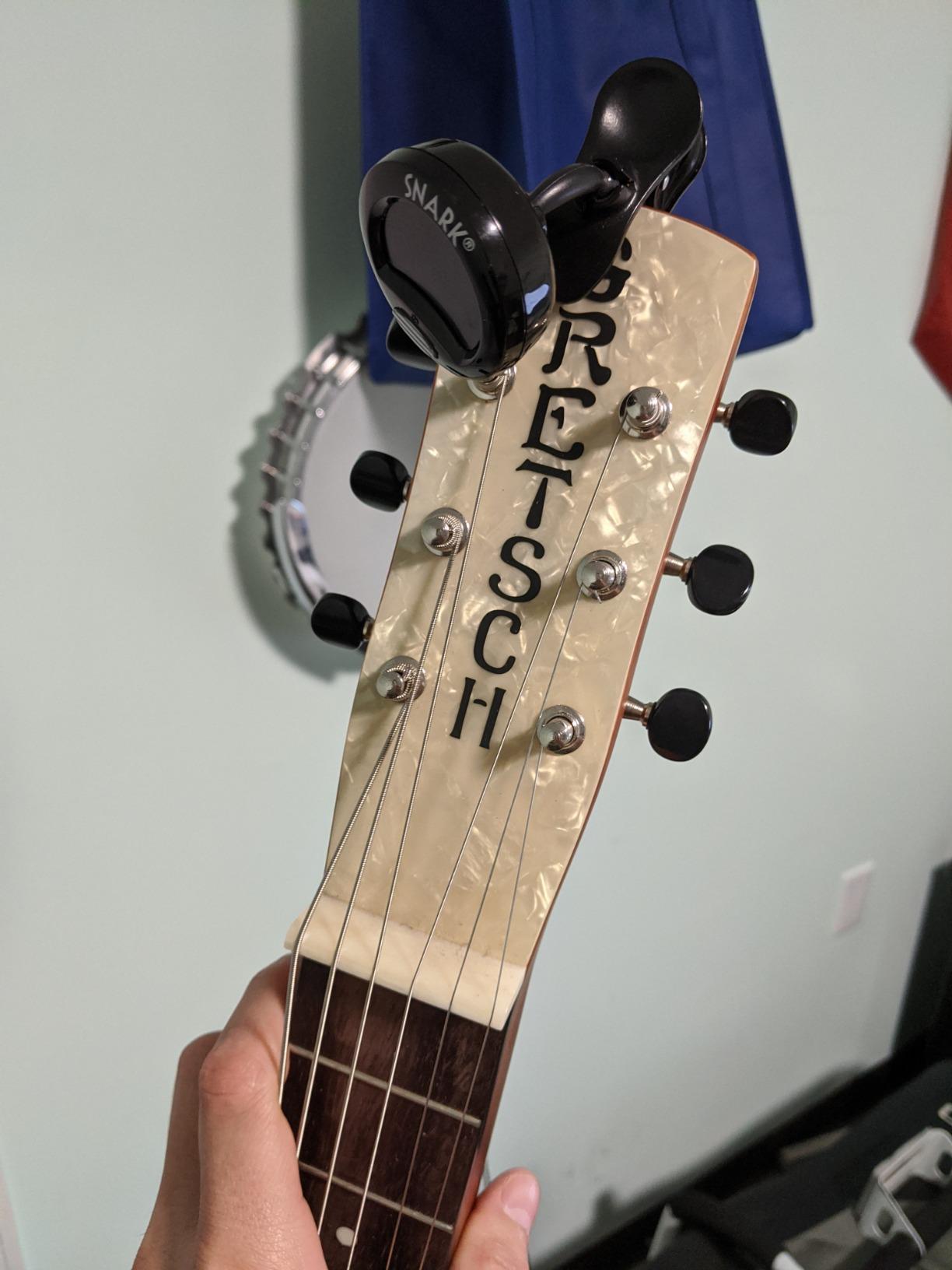 Gretsch G9210 Boxcar Square-neck, Mahogany Body Resonator - Natural, Padauk Fingerboard | Padauk Fingerboard customer photo 2