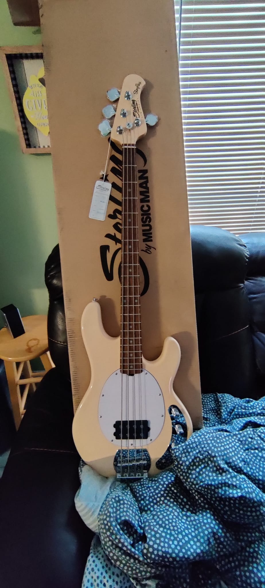 Sterling by Music Man StingRay Ray4 Bass Guitar in Black customer photo 1