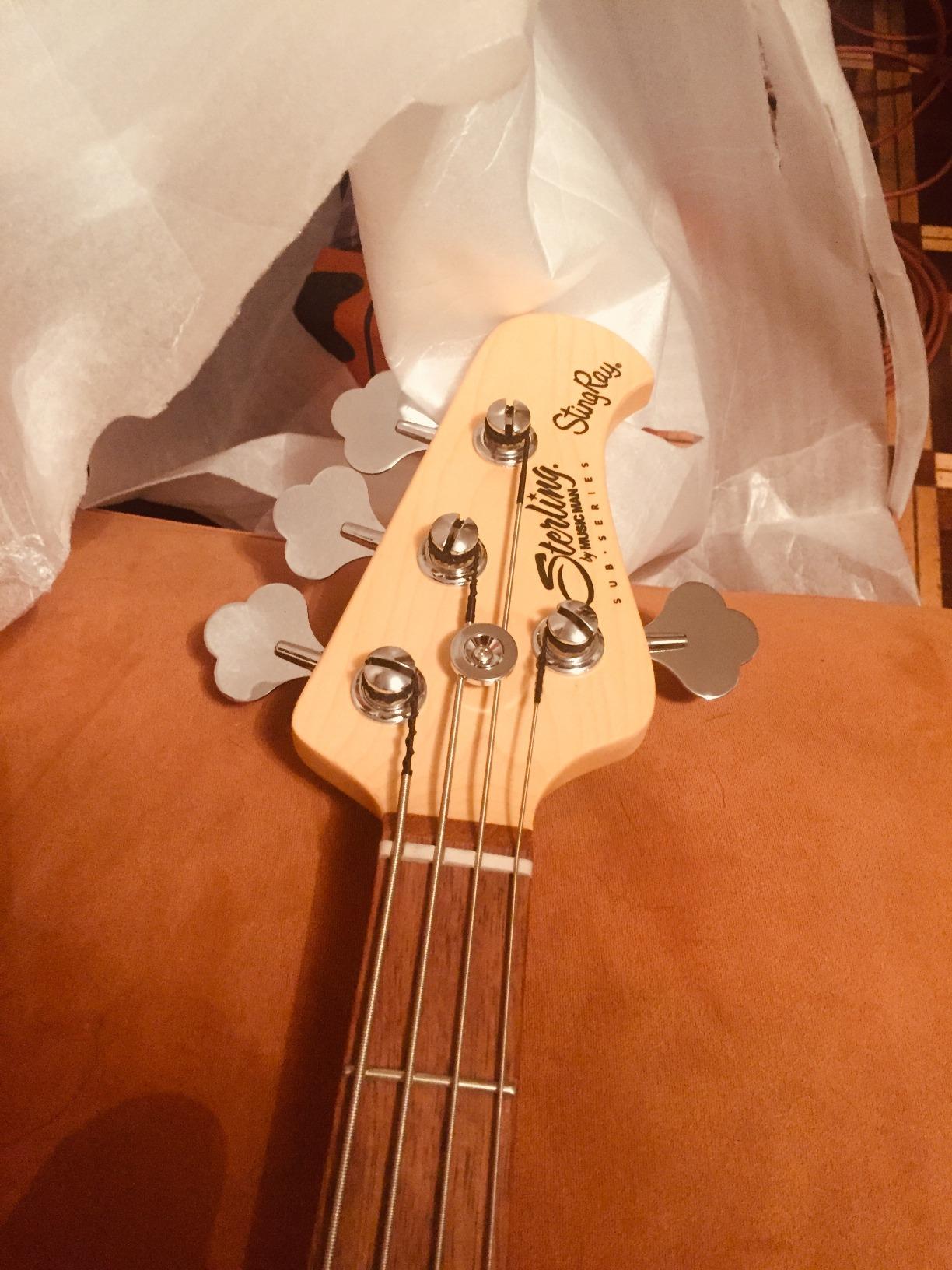 Sterling by Music Man StingRay Ray4 Bass Guitar in Black customer photo 2