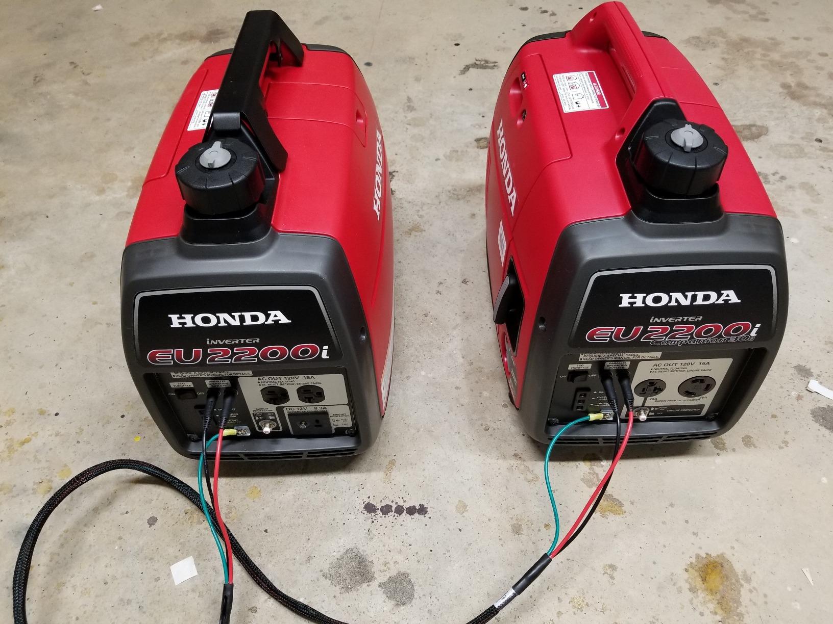 Honda EU2200i Companion 2200 Watt Inverter Generator (EU2200ITAN1) | Super Quiet 120V Gas Powered Portable Generator for Camping or RV Backup Power Supply, Up to 8.1 Hour Run Time customer photo 2
