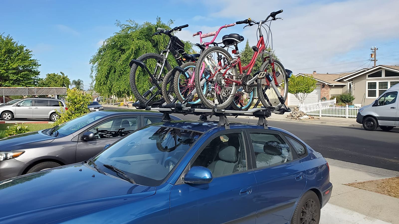 Thule UpRide Roof Bike Rack - Upride Roof Bike Carrier - Versatile, Secure Roof Rack for 20-29
